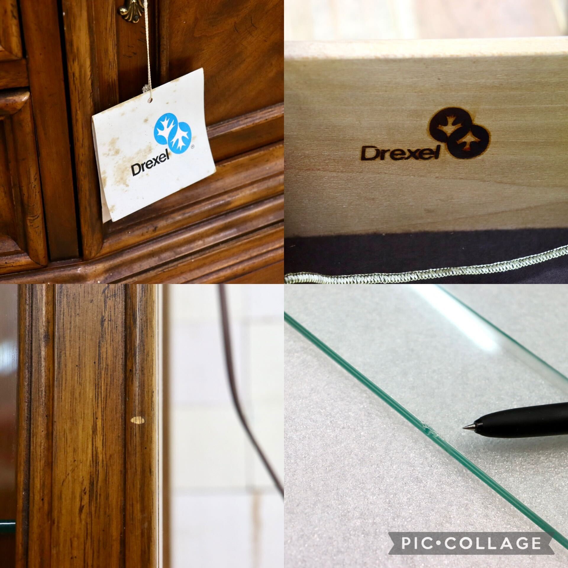 GMHS38○DREXEL HERITAGE / ドレクセルヘリテイジ TRYON MANOR トライオンメナー 飾り棚 キャビネット クラシック 定価約120万