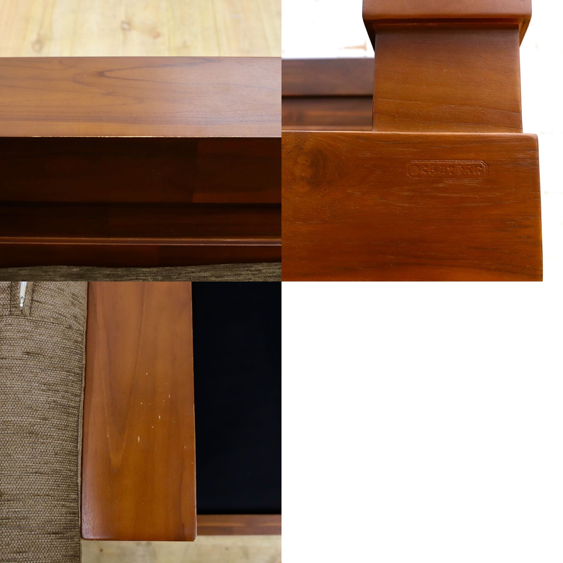 GMHO70○SCANTEAK / スキャンティーク JASEN ジェイセン 1人掛けソファ シングルソファ チーク材 北欧スタイル 約19万