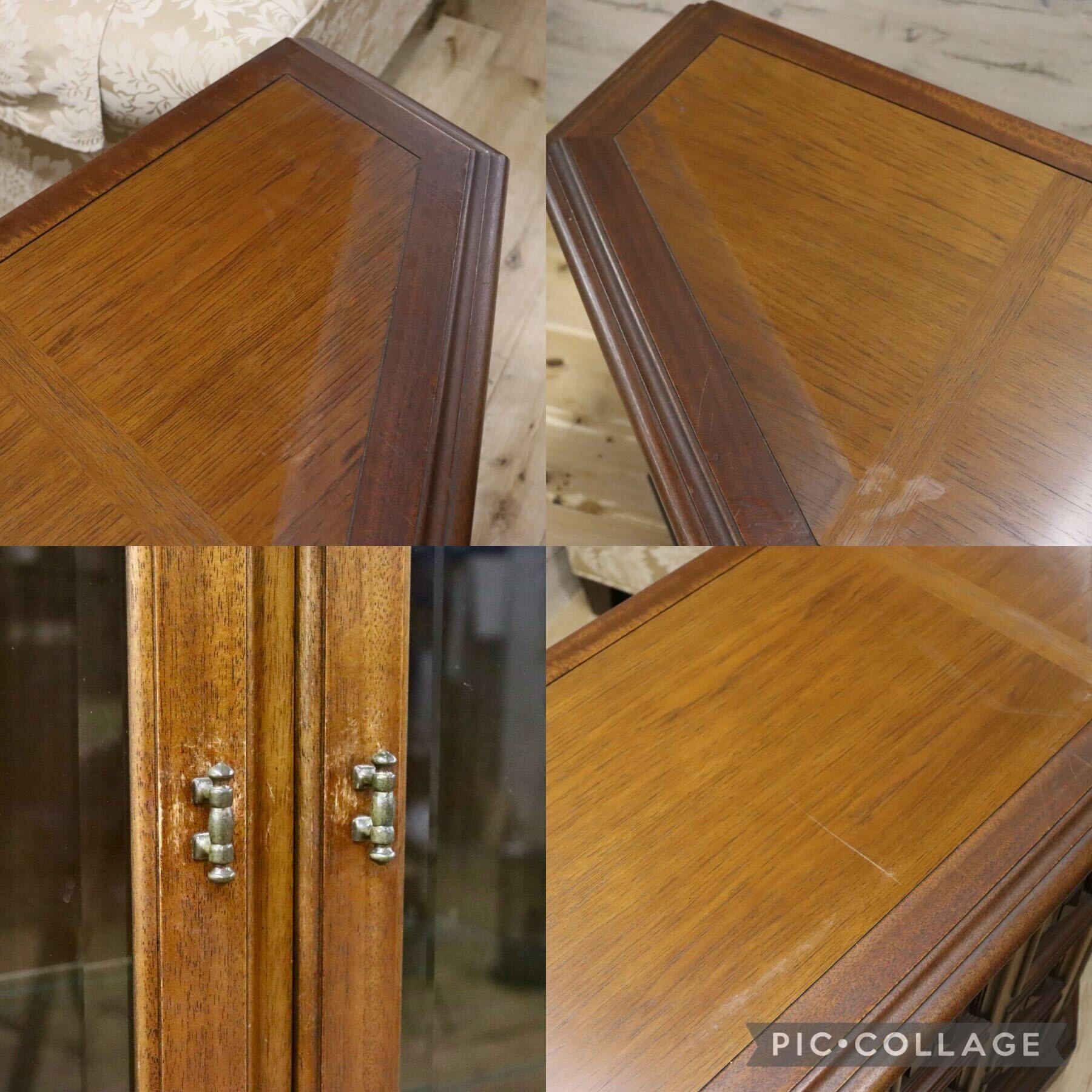 GMFK616○DREXEL HERITAGE / ドレクセルヘリテイジ Esperanto エスペラント ガラスキャビネット 飾り棚 クラシック 定価約210万 美品