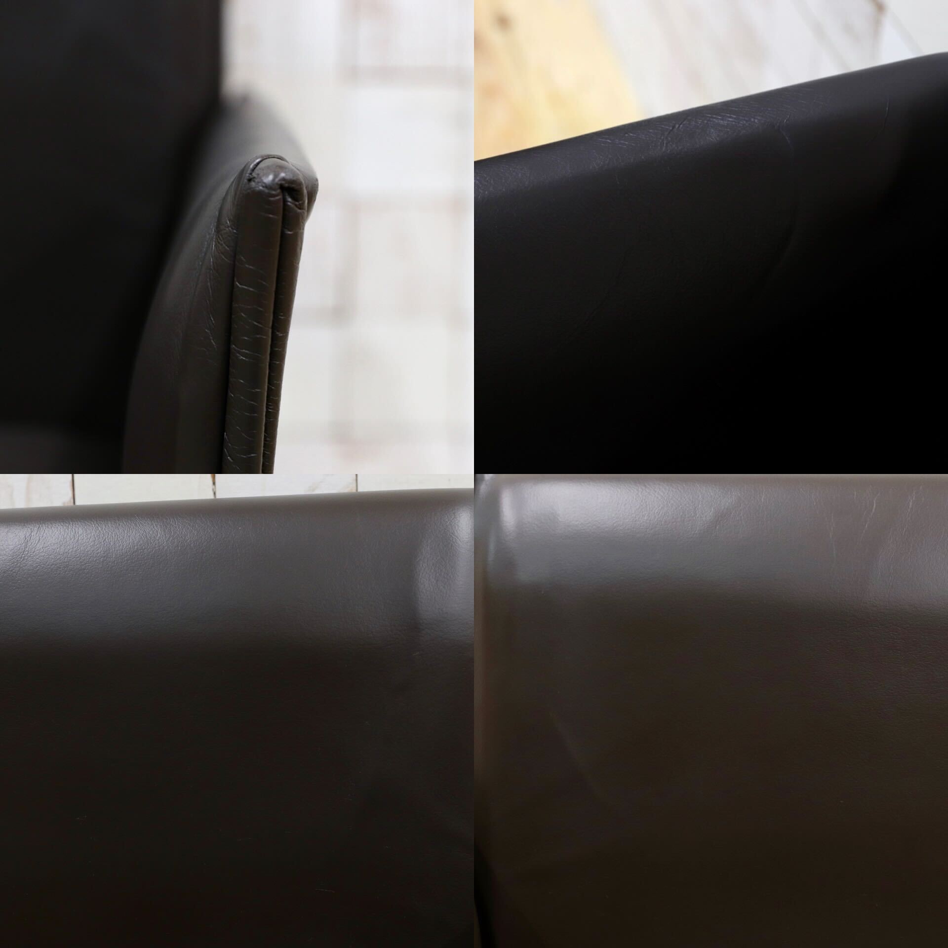 GMHK778F○Cassina / カッシーナ BREAK ブレーク 本革 レザー アームチェア 椅子 キャスター付き マリオ・ベリーニ イタリアモダン 約56万