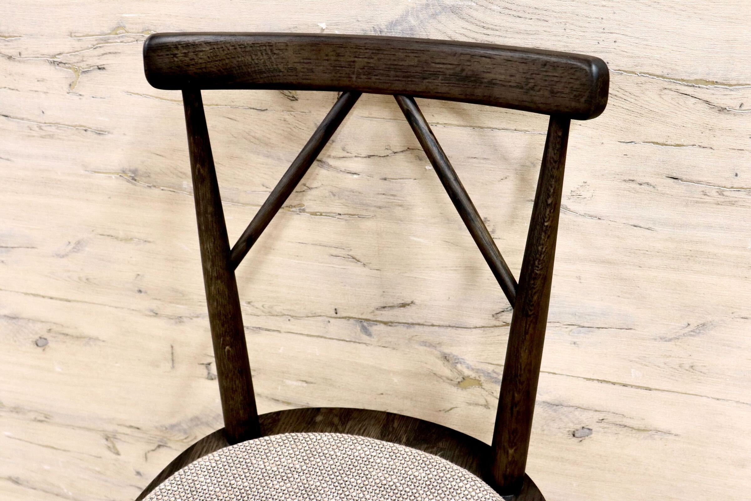 GMIS304B○karimoku / カリモク omi ダイニングチェア アームレスチェア 椅子 ナラ材 ファブリック 藤森泰司 展示品