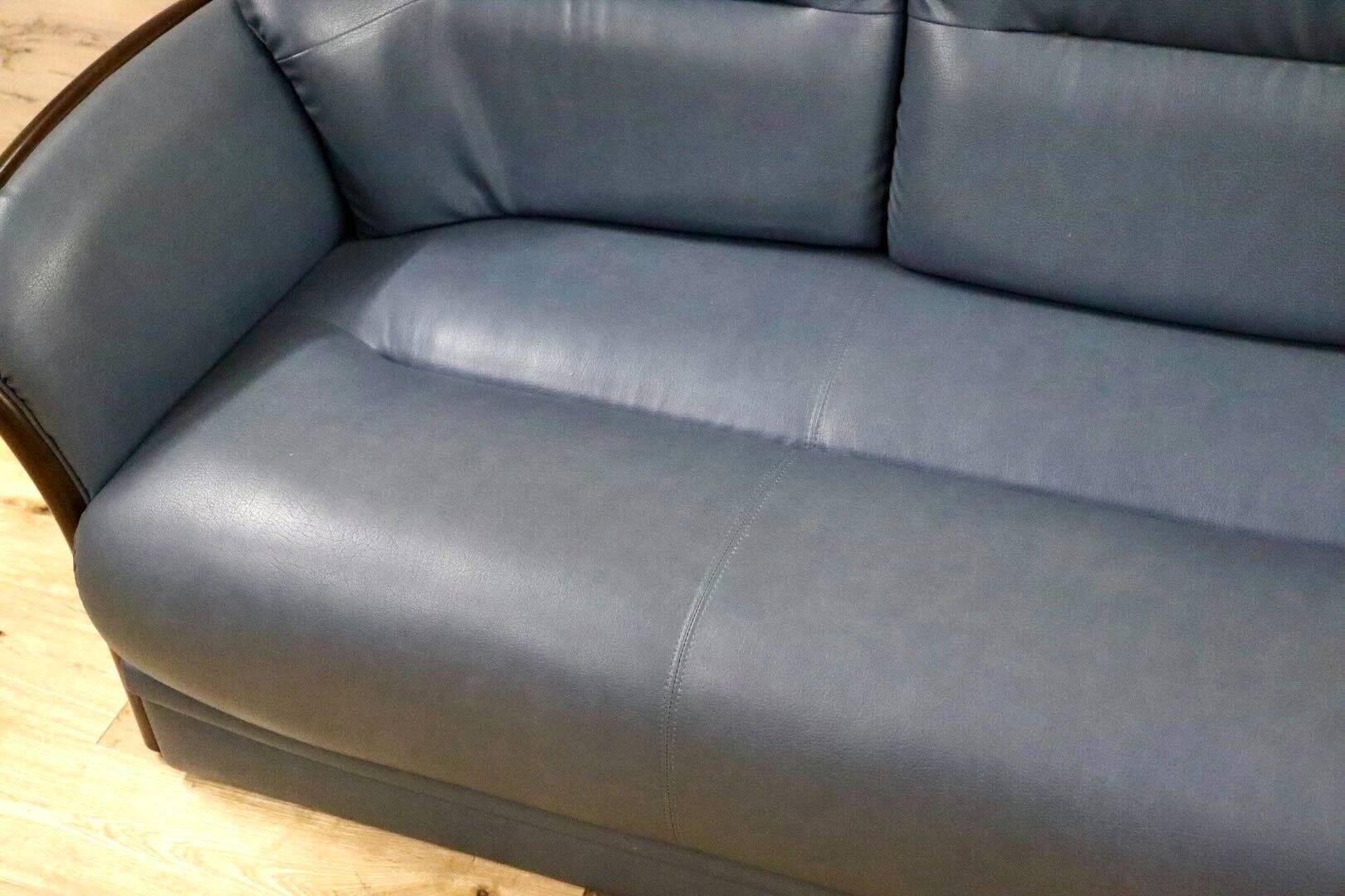 GMHS353○maruni / マルニ ベルサイユ グレース 3人掛けソファ トリプルソファ 長椅子 合皮 ヨーロピアン クラシック 定価約23万