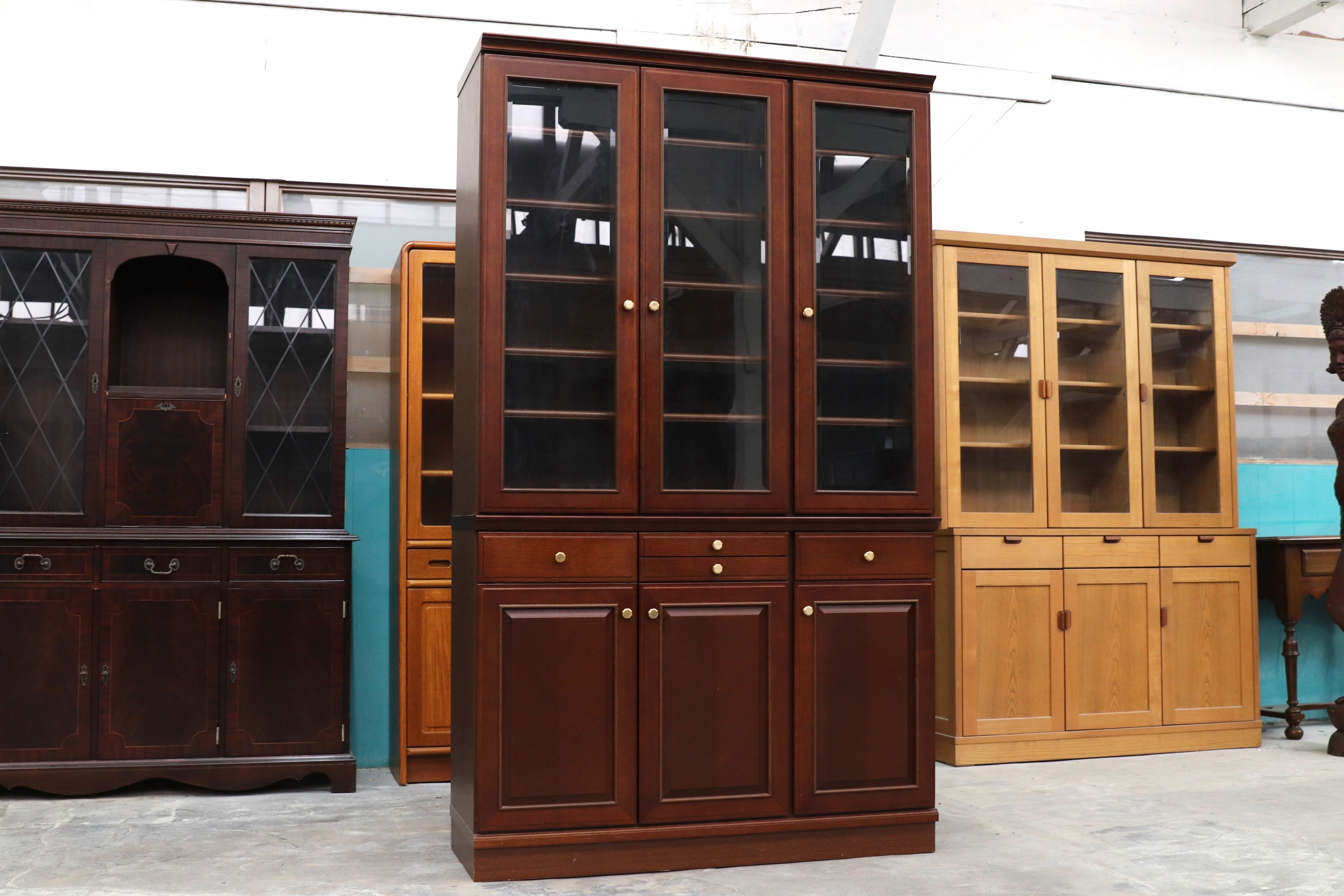 GMIK337A○maruni / マルニ 地中海 食器棚 カップボード キッチンボード 水屋棚 キャビネット 飾り棚 アンティーク調