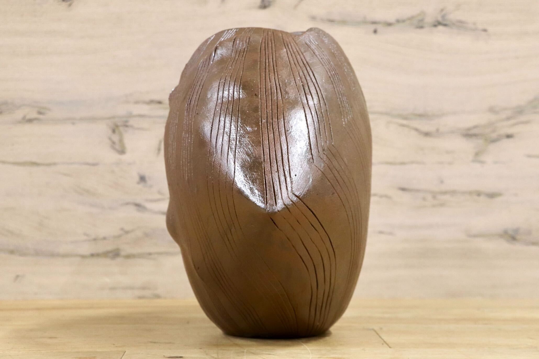 GMIO2◯市野悟窯 丹波焼 花瓶 フラワーベース 花入 壺 作家物 陶器 市野哲次 伝統工芸 丹波篠山