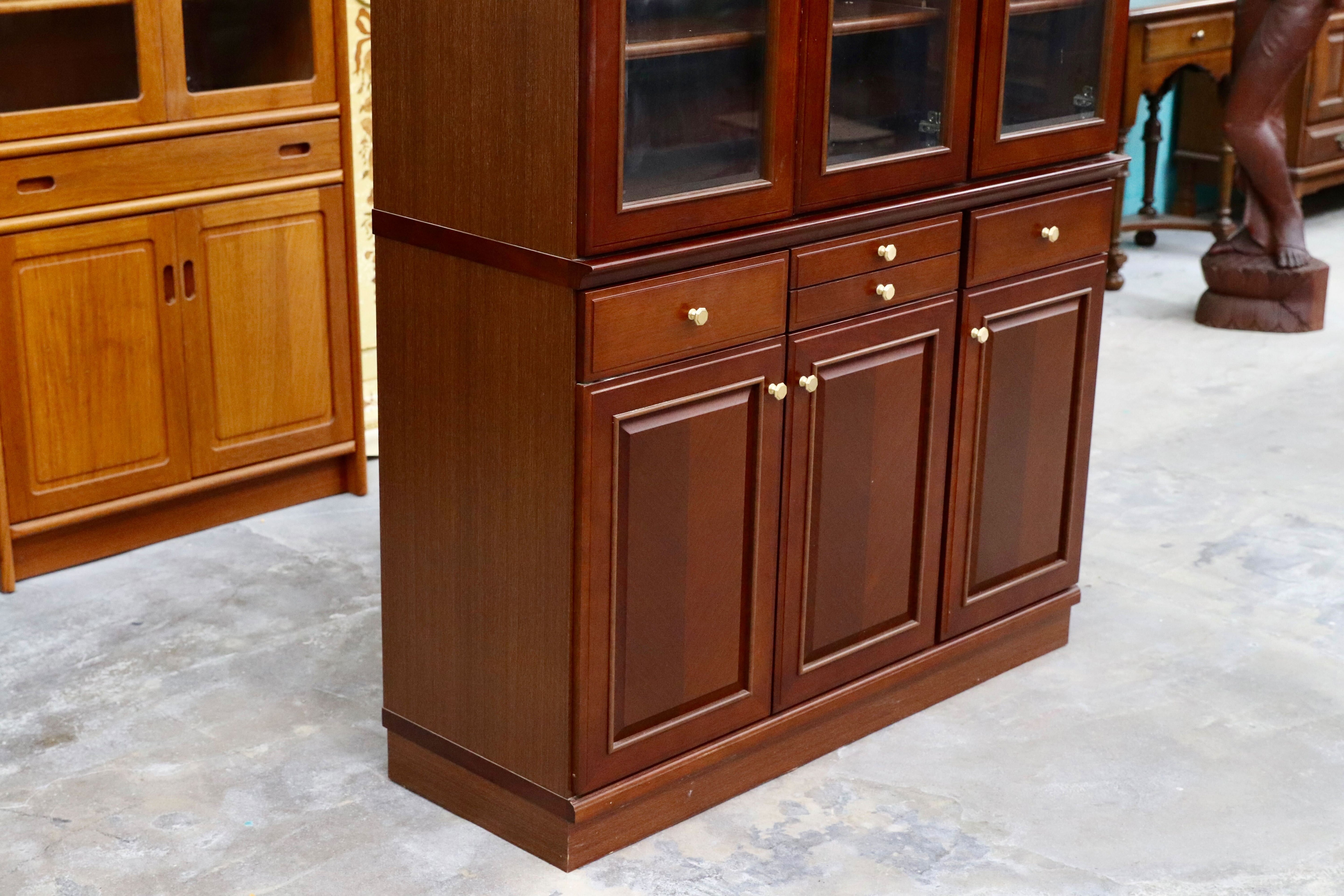 GMIK337A○maruni / マルニ 地中海 食器棚 カップボード キッチンボード 水屋棚 キャビネット 飾り棚 アンティーク調