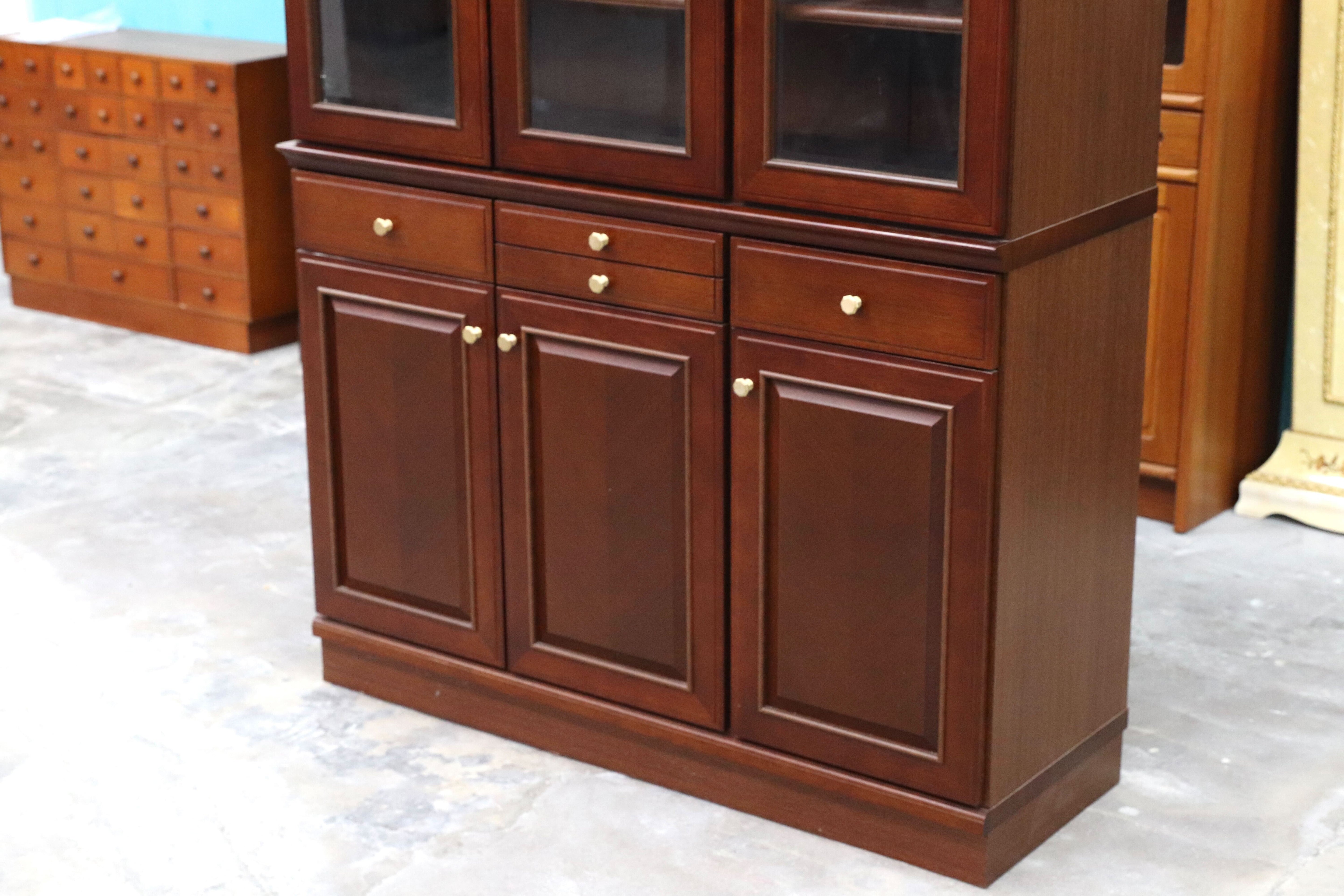 GMIK337A○maruni / マルニ 地中海 食器棚 カップボード キッチンボード 水屋棚 キャビネット 飾り棚 アンティーク調
