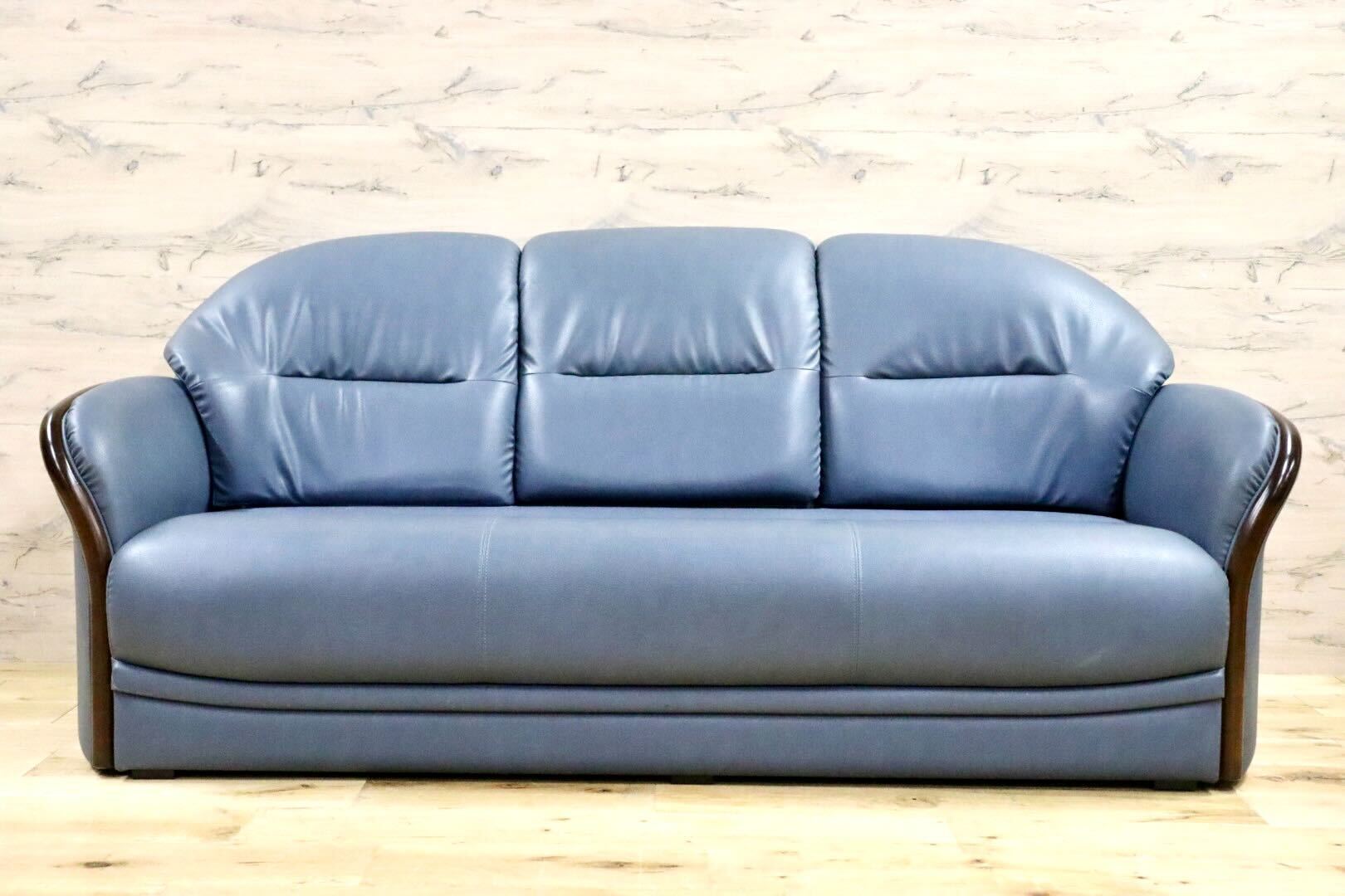 GMHS353○maruni / マルニ ベルサイユ グレース 3人掛けソファ トリプルソファ 長椅子 合皮 ヨーロピアン クラシック 定価約23万