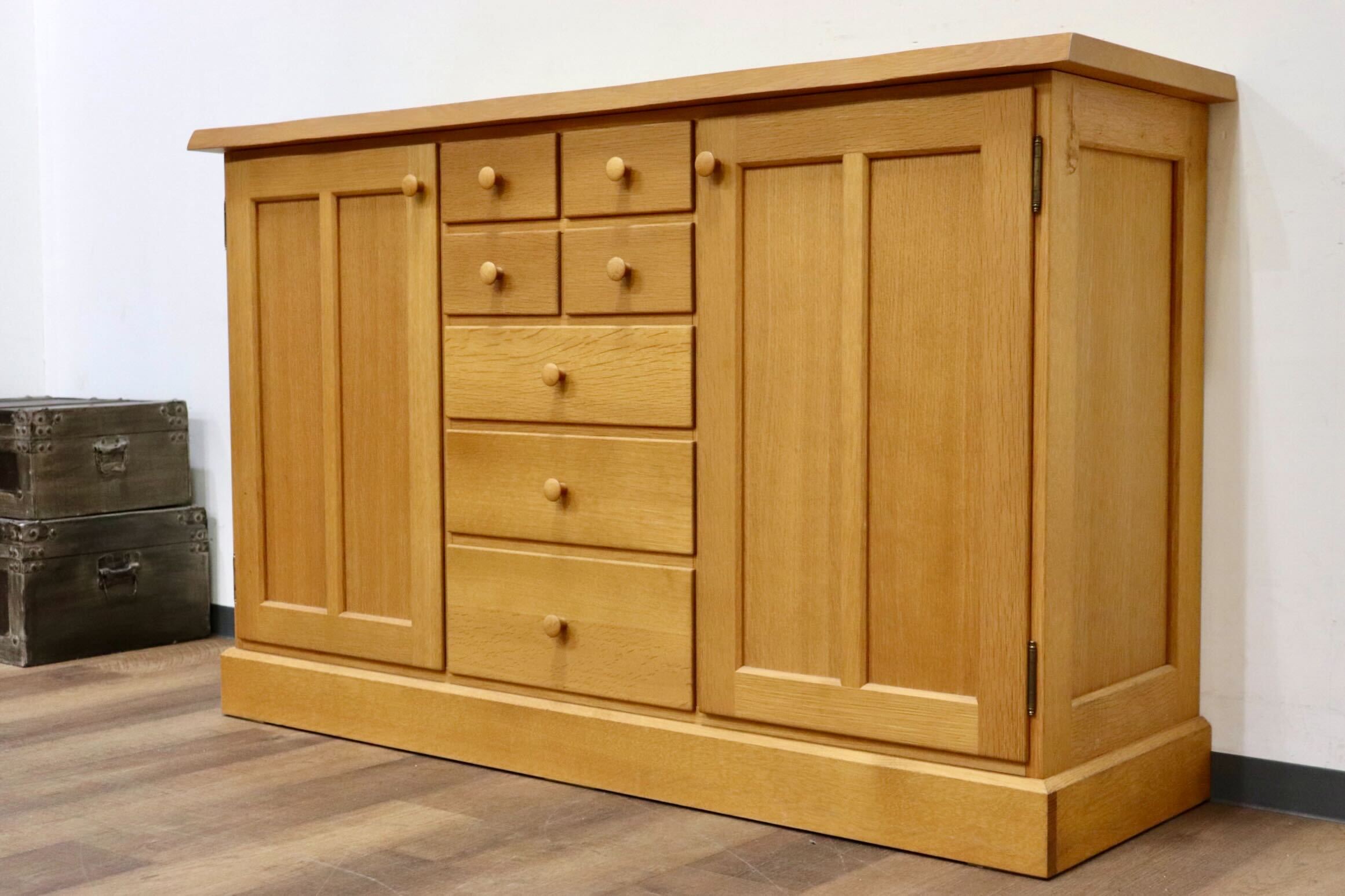 GMHK851○北欧スタイル サイドボード キャビネット リビングボード オーク材 ナチュラル 国産家具 検)CHARDONNAY カンディハウス 飛騨家具