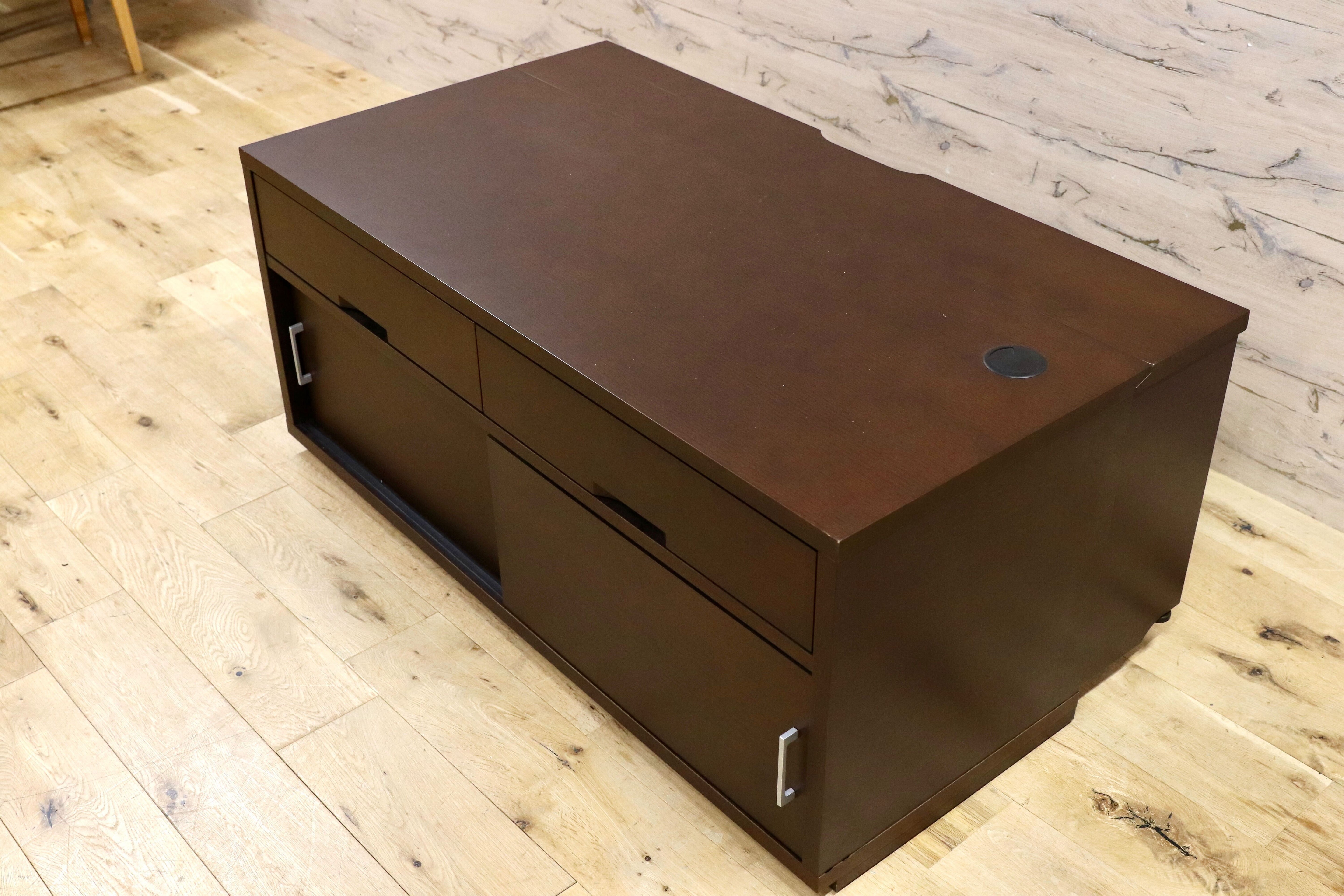 GMHN379○maruni / マルニ テレビボード TVボード AVボード ローボード リビング収納 ブラウン モデルルーム展示品