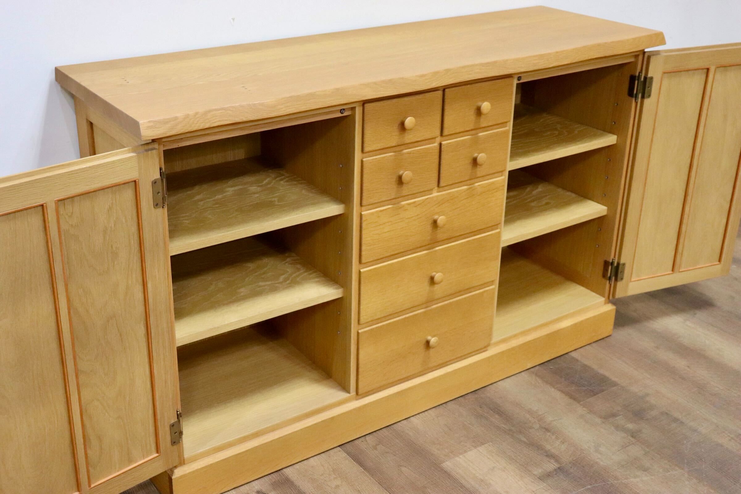 GMHK851○北欧スタイル サイドボード キャビネット リビングボード オーク材 ナチュラル 国産家具 検)CHARDONNAY カンディハウス 飛騨家具