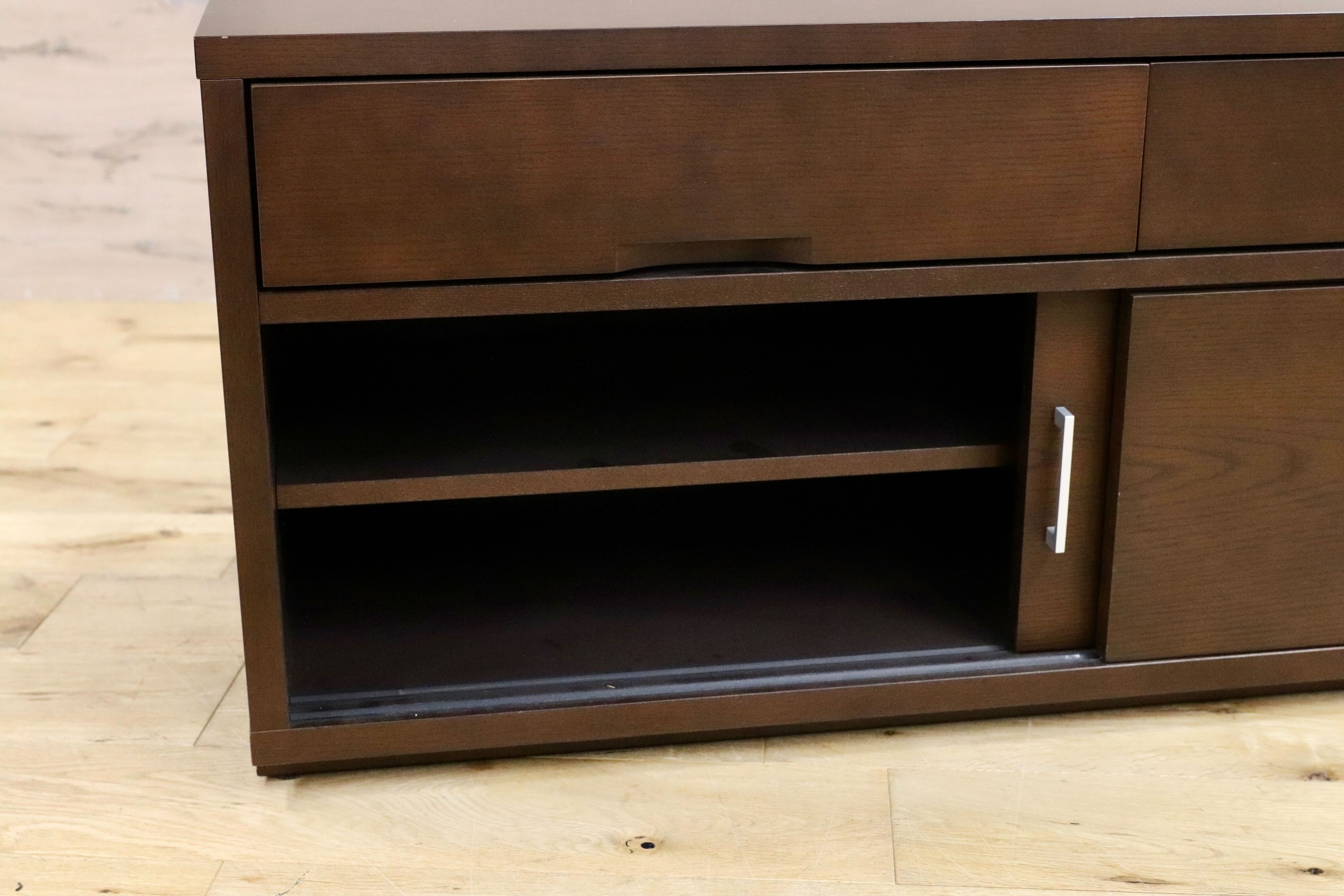 GMHN379○maruni / マルニ テレビボード TVボード AVボード ローボード リビング収納 ブラウン モデルルーム展示品