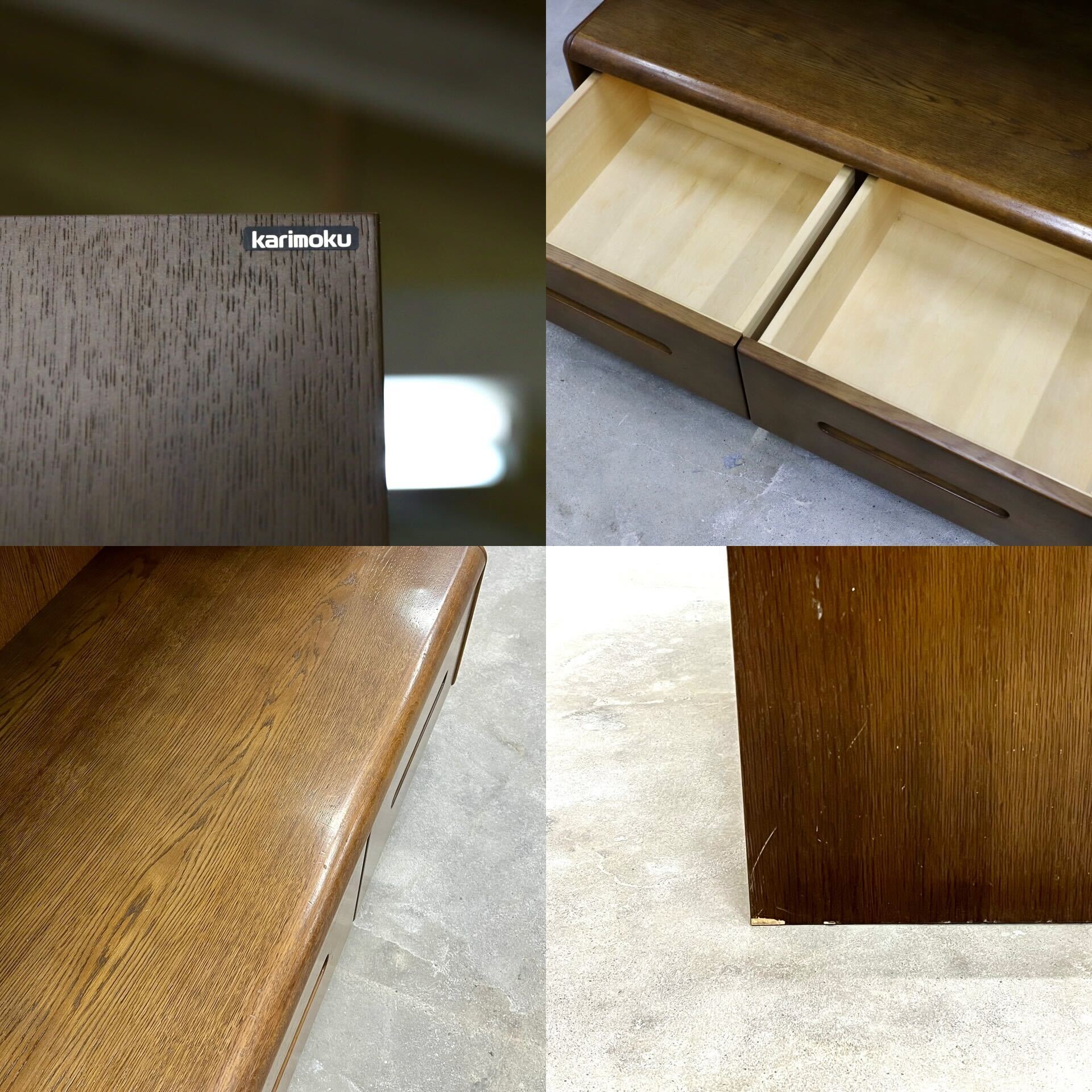 GMHH354B○karimoku / カリモク ブックシェルフ ラック 棚 本棚 書棚 飾り棚 キャビネット オーク ブラウン 国産家具