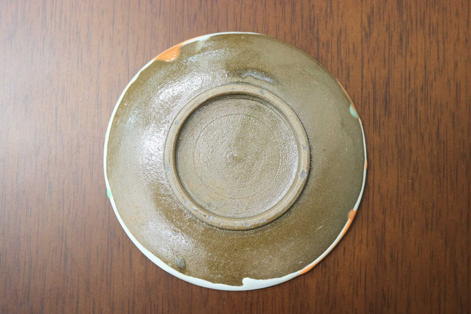 GMIO554A◯丹文窯 丹波焼 白小皿 陶器 伝統工芸 丹波篠山 未使用