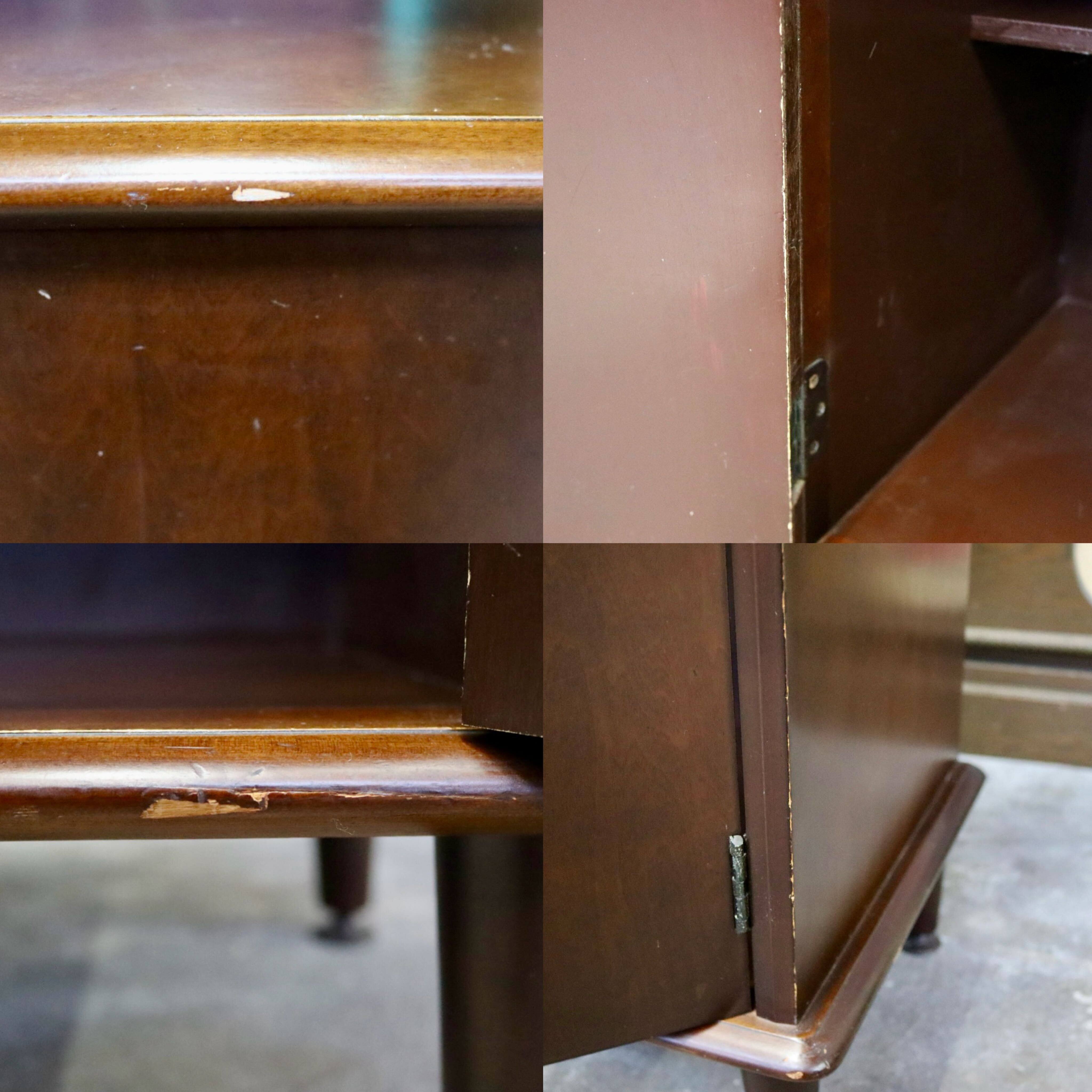 GMIS317○森繁 / MORISHIGE キャビネット 飾り台 花台 サイドボード 収納家具 レトロ モダン アンティーク