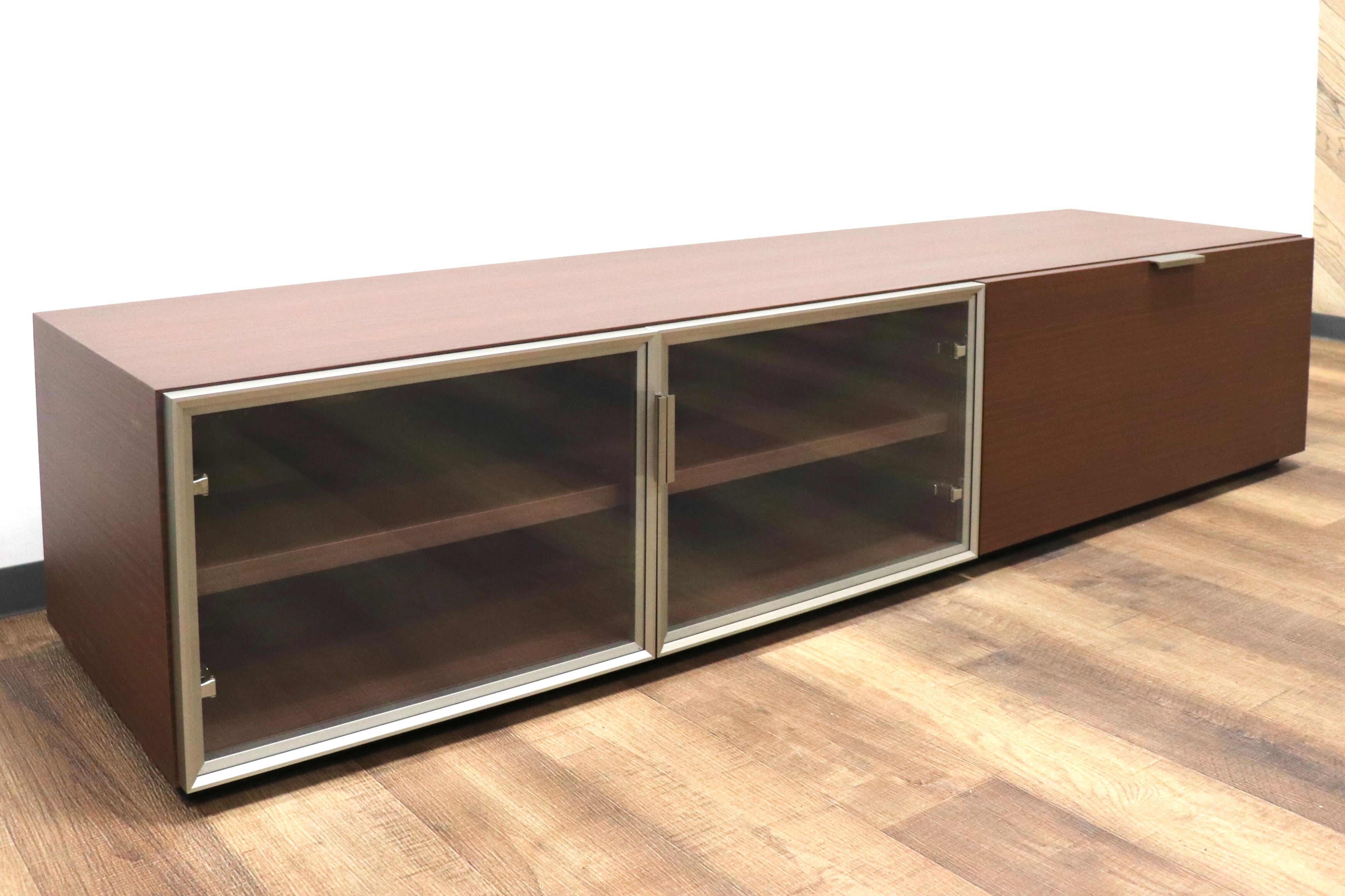 GMHS94B○arflex / アルフレックス C.C.09 TVボード AVボード リビングボード カルロ・コロンボ ウォールナット 定価約45万 廃番 展示品