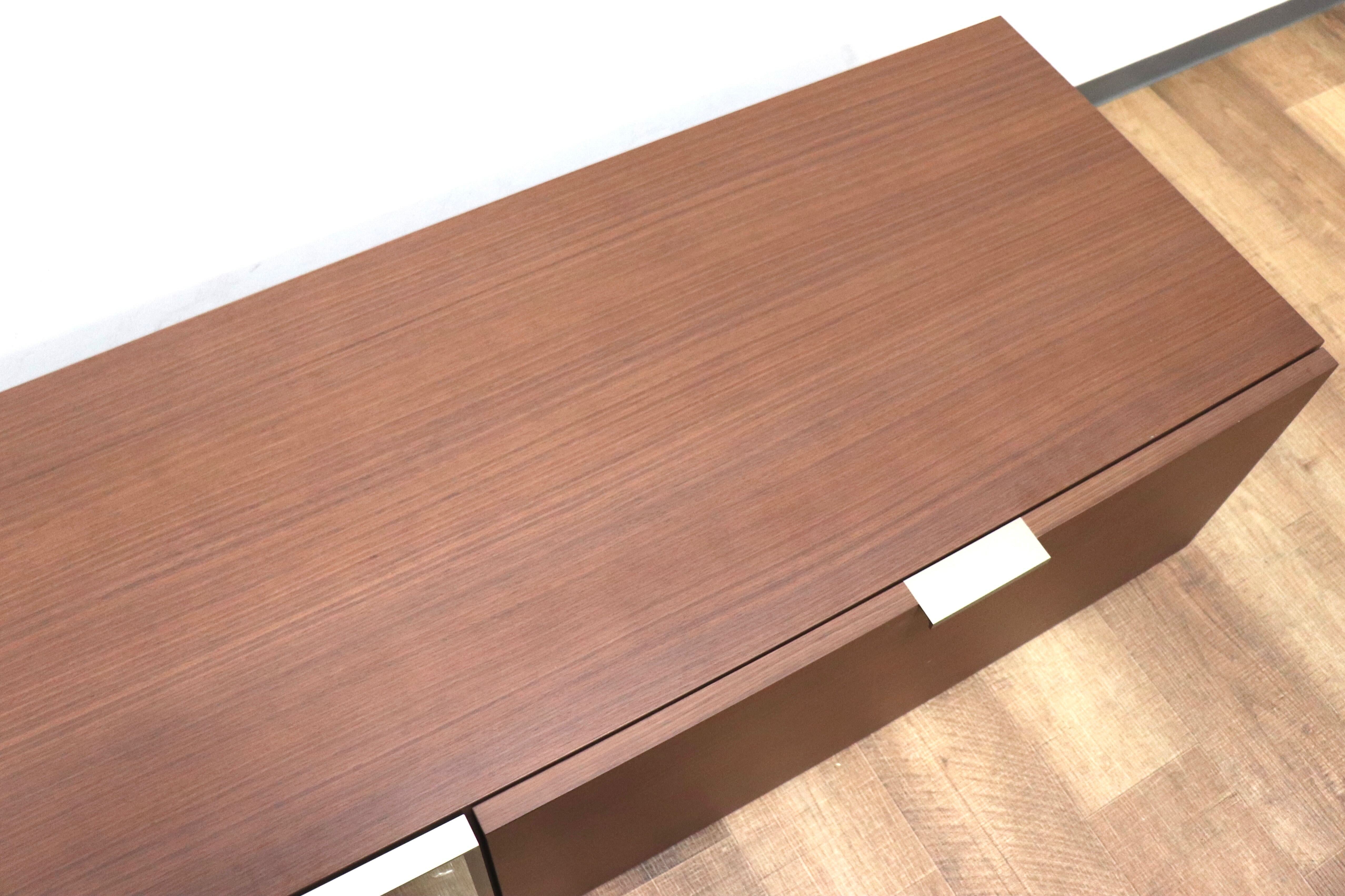 GMHS94B○arflex / アルフレックス C.C.09 TVボード AVボード リビングボード カルロ・コロンボ ウォールナット 定価約45万 廃番 展示品