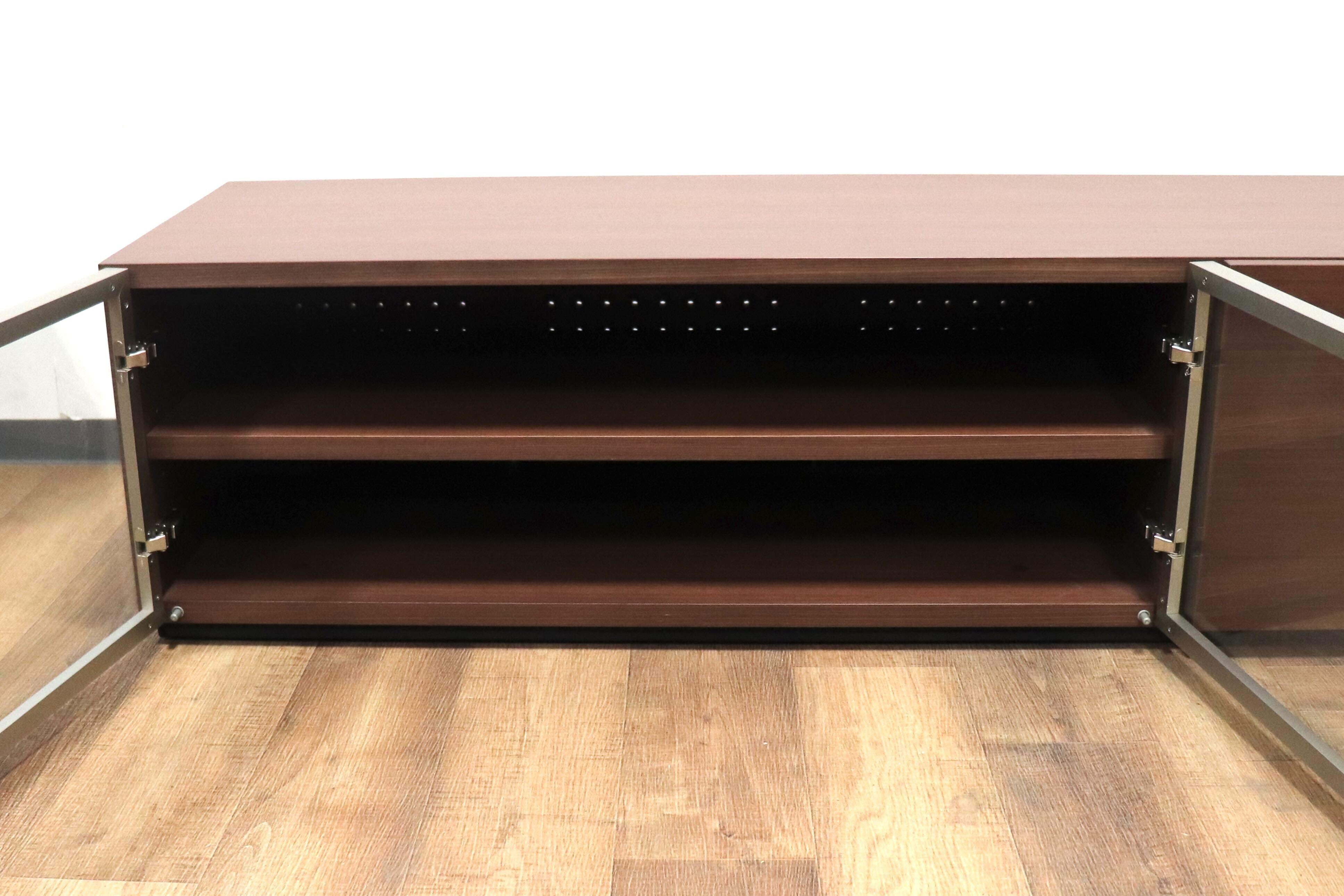 GMHS94B○arflex / アルフレックス C.C.09 TVボード AVボード リビングボード カルロ・コロンボ ウォールナット 定価約45万 廃番 展示品