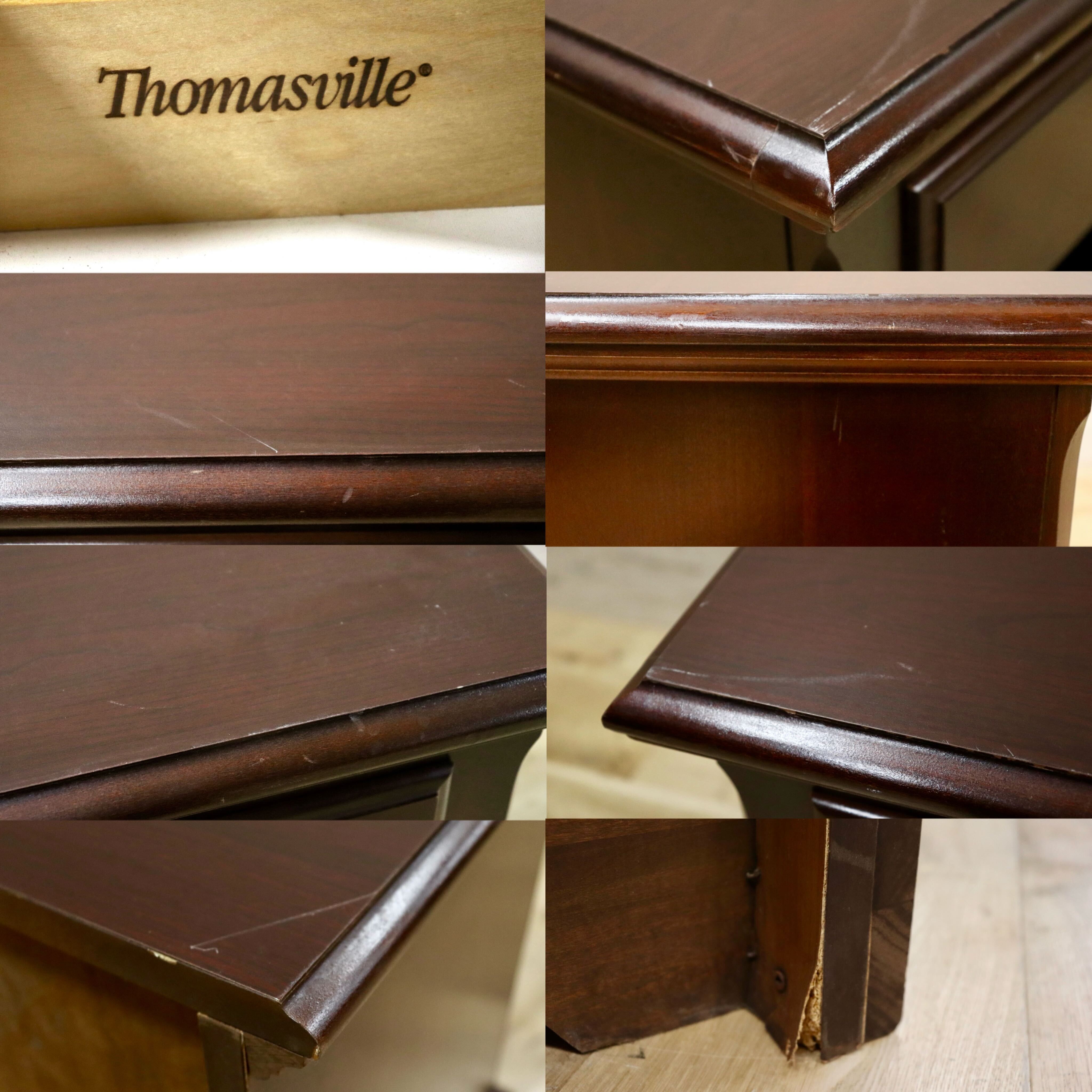 GMHS180I○Thomasville / トーマスビル ナイトテーブル エンドテーブル サイドテーブル 米軍放出家具 アンティーク ヴィンテージ