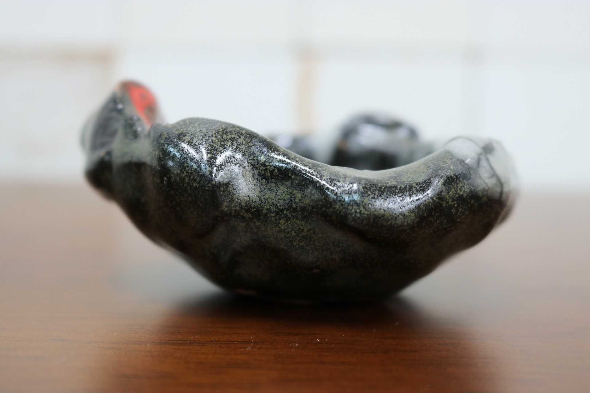 GMIO528A◯丹文窯 丹波焼 豆皿 陶器 伝統工芸 丹波篠山 未使用