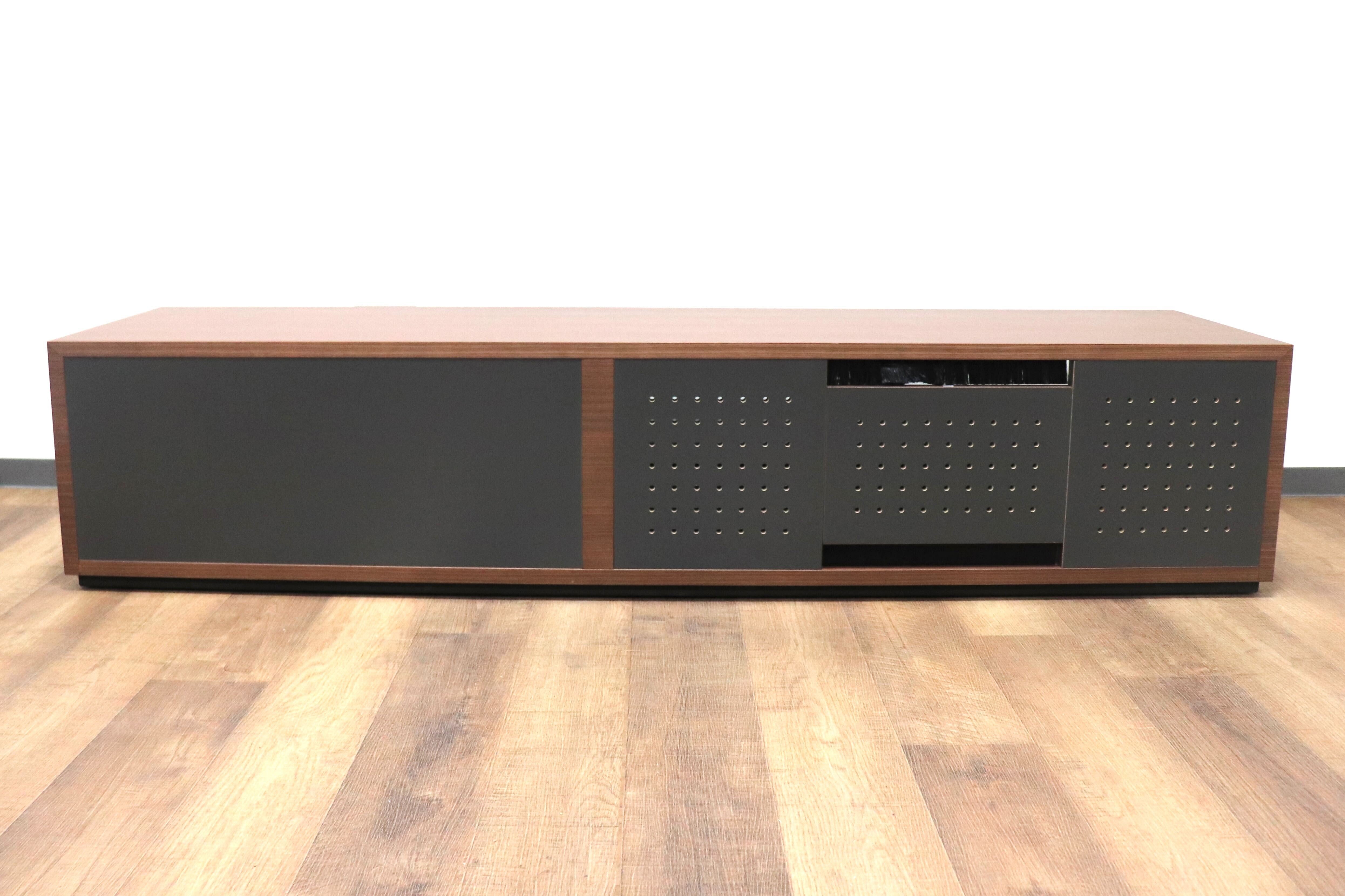 GMHS94B○arflex / アルフレックス C.C.09 TVボード AVボード リビングボード カルロ・コロンボ ウォールナット 定価約45万 廃番 展示品