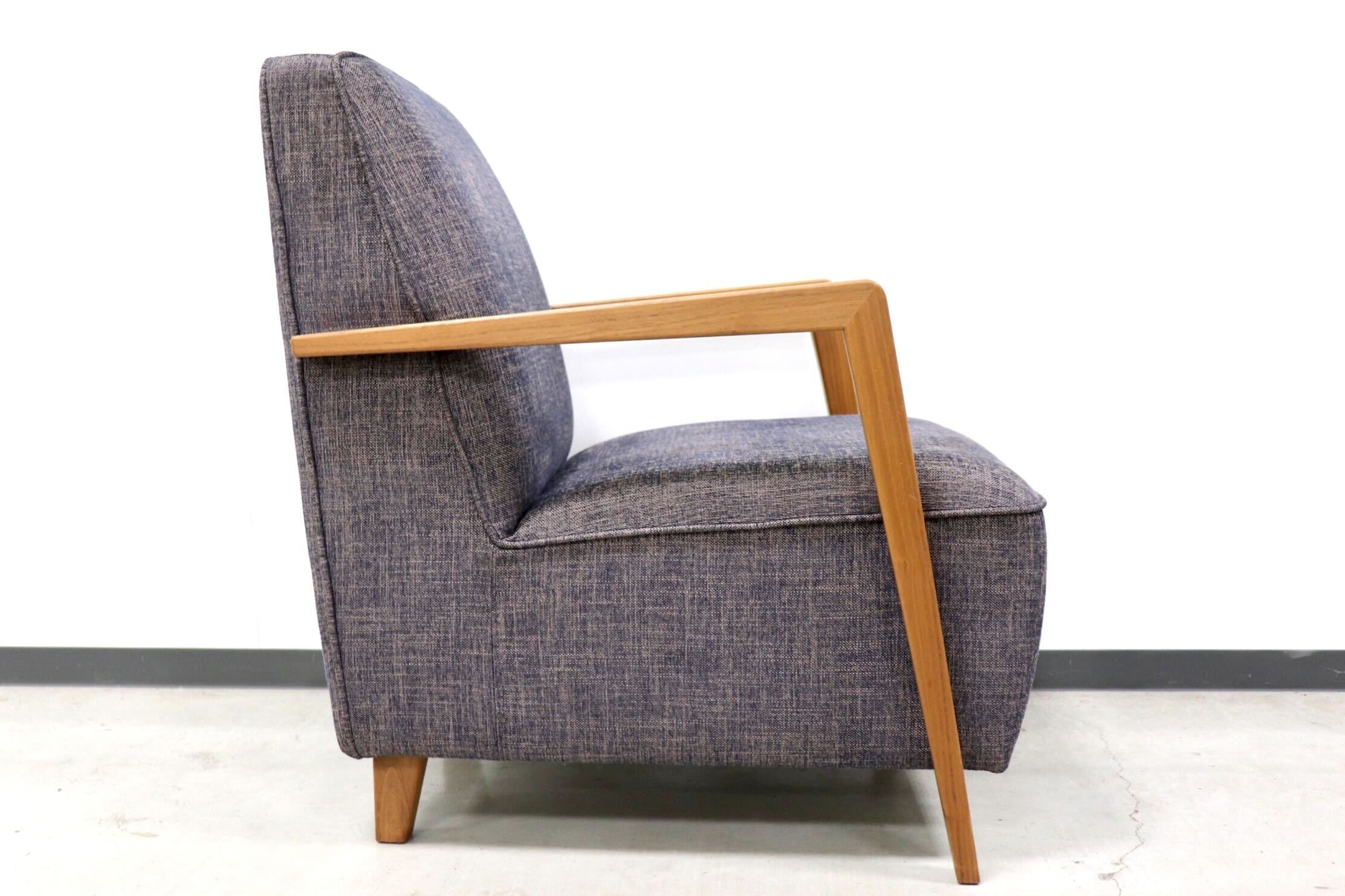 GMGN73○HUKLA / フクラ TRICO トリコ 1人掛けソファ シングルソファ アームソファ 椅子 ファブリック モダン 廃番 定価約15万 展示品