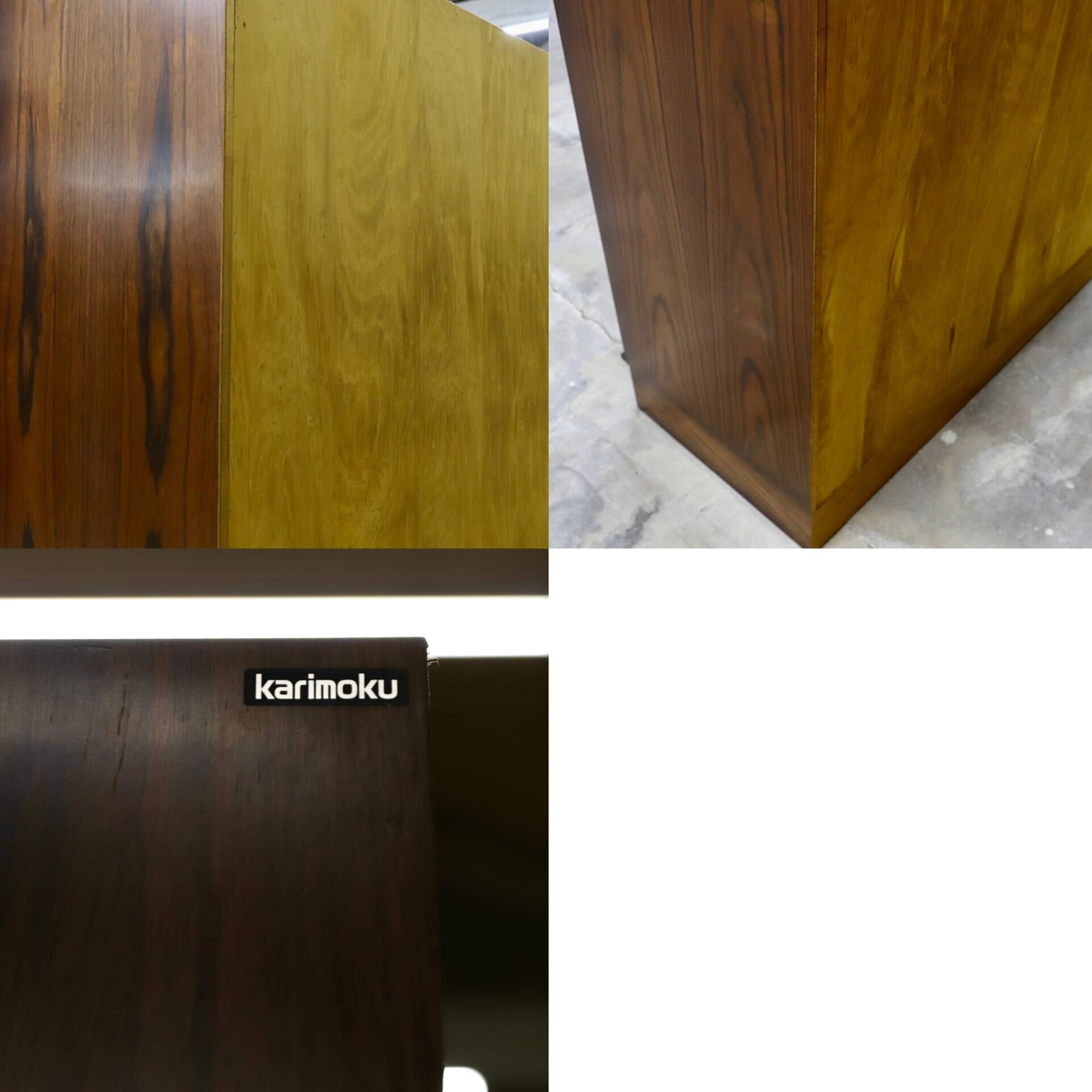 GMIK63○karimoku / カリモク コロニアル 食器棚 カップボード 水屋棚 国産家具 定価約20万