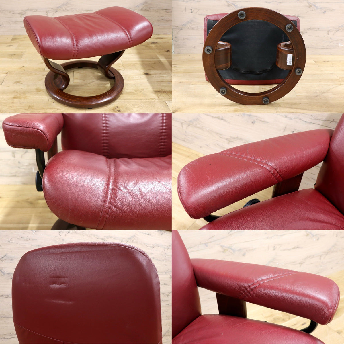 GMJS311○EKORNES / エコーネス Stressless ストレスレスチェア コンサル M オットマン 本革 リクライニングチェア ノルウェー 北欧家具
