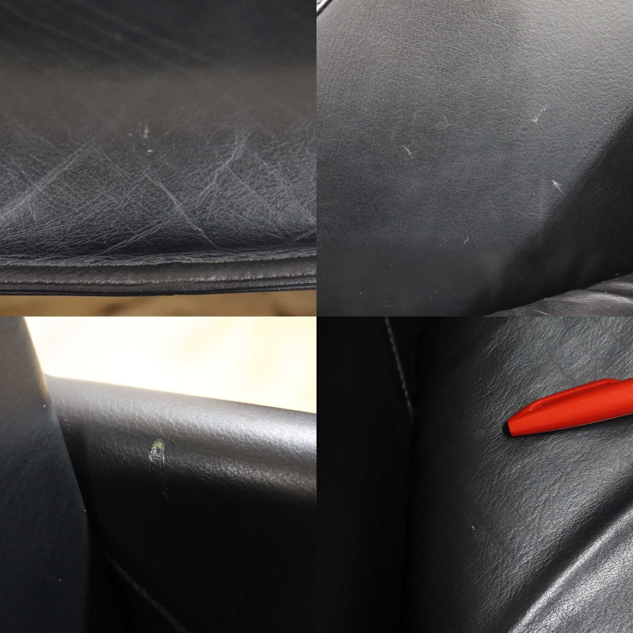 GMGK341D○Artfort / アーティフォート イージーチェア 黒 本革 イタリアモダン ヴィンテージ 稀少 検)cassina マリオベリーニ ブレイク