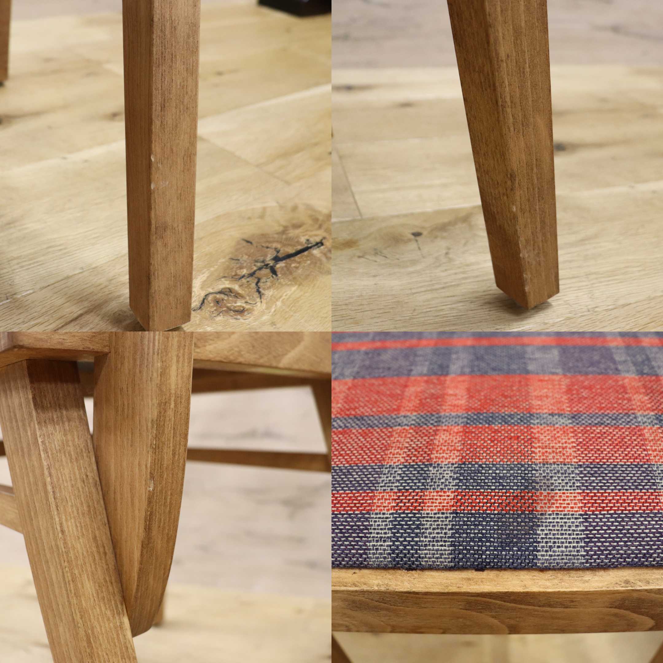 GMGH426A○Calore / カロレ 出雲 ダイニングチェア 椅子 2脚セット ファブリック マドラスチェック