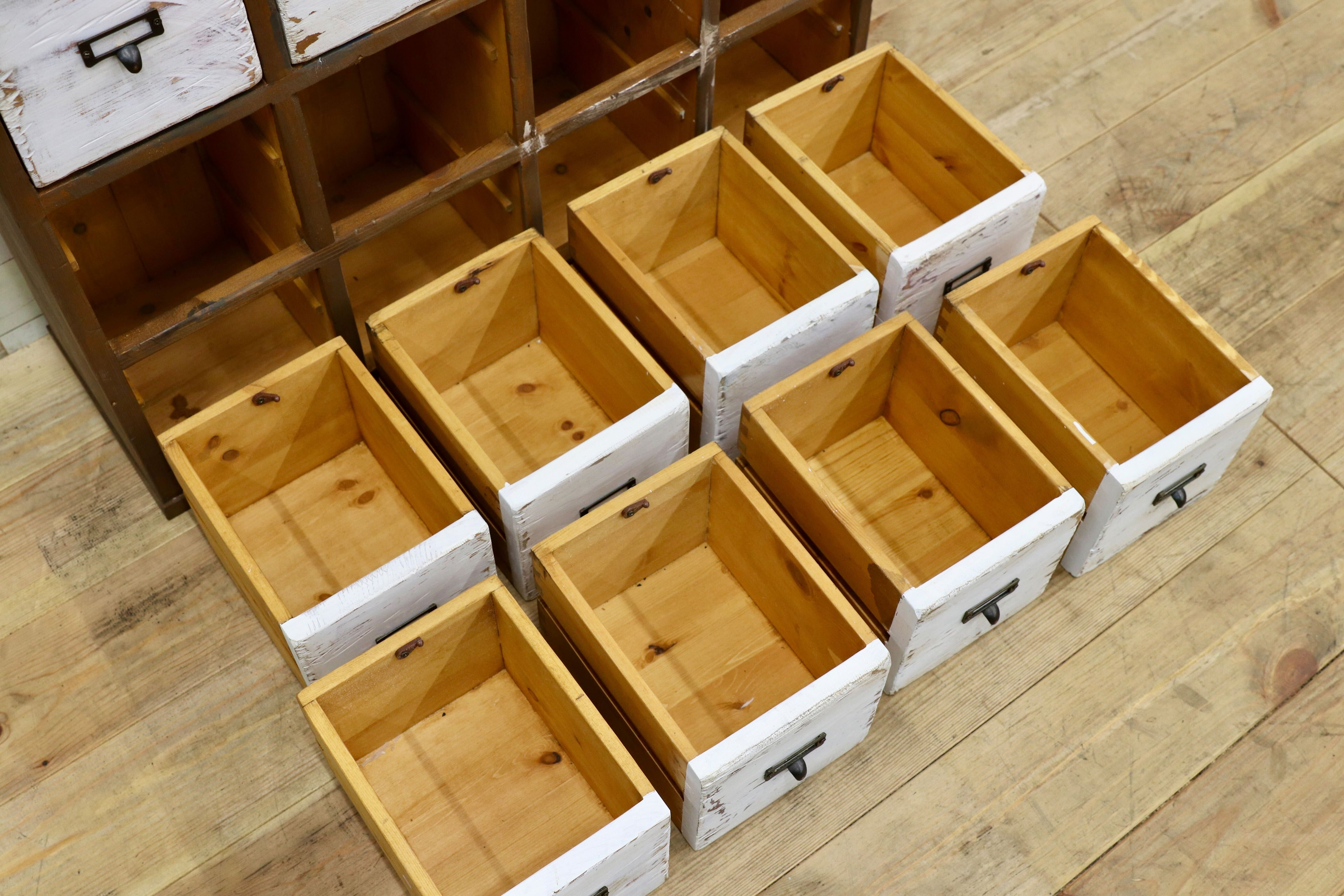 GMIS460○アンティーク ドロワーチェスト サイドボード チェスト 店舗什器 ヴィンテージ 定価約13万 展示品