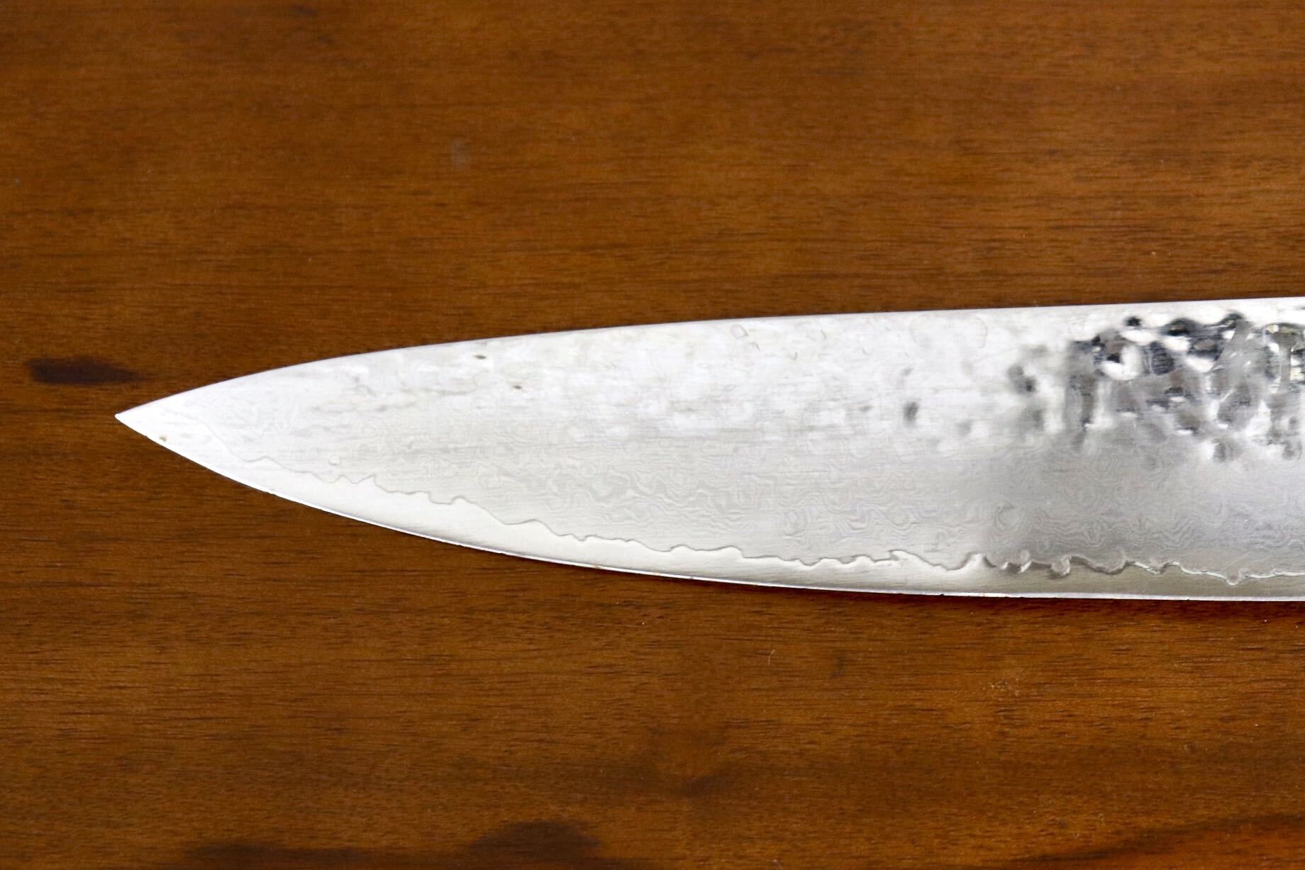 GMJH327A〇貝印 / 旬 Shun Premier シェフズナイフ TDM0706 20cm ダマスカス 槌目 VG-MAX 日本製 牛刀 包丁 パッカウッド