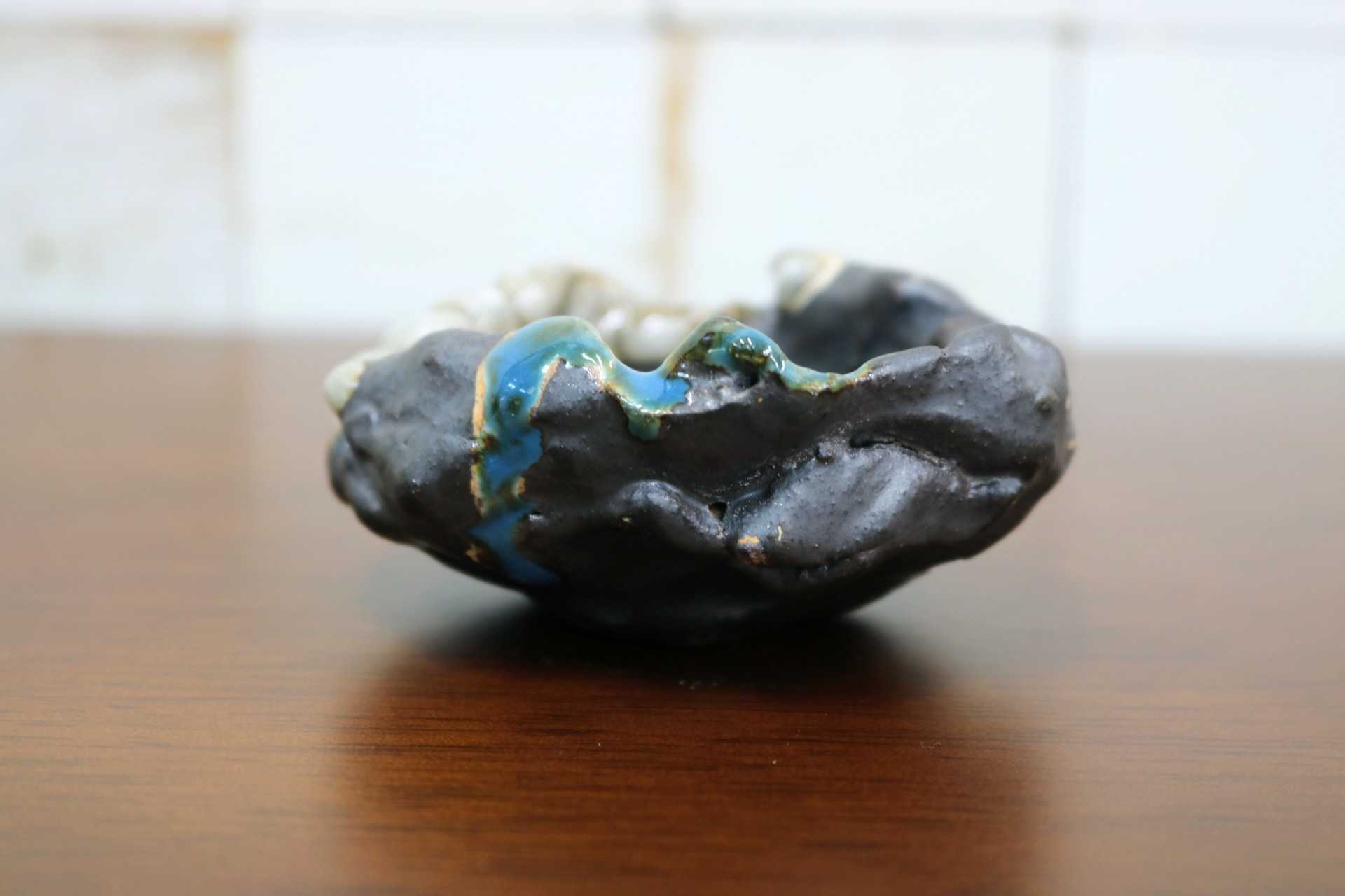 GMIO528L◯丹文窯 丹波焼 豆皿 陶器 伝統工芸 丹波篠山 未使用