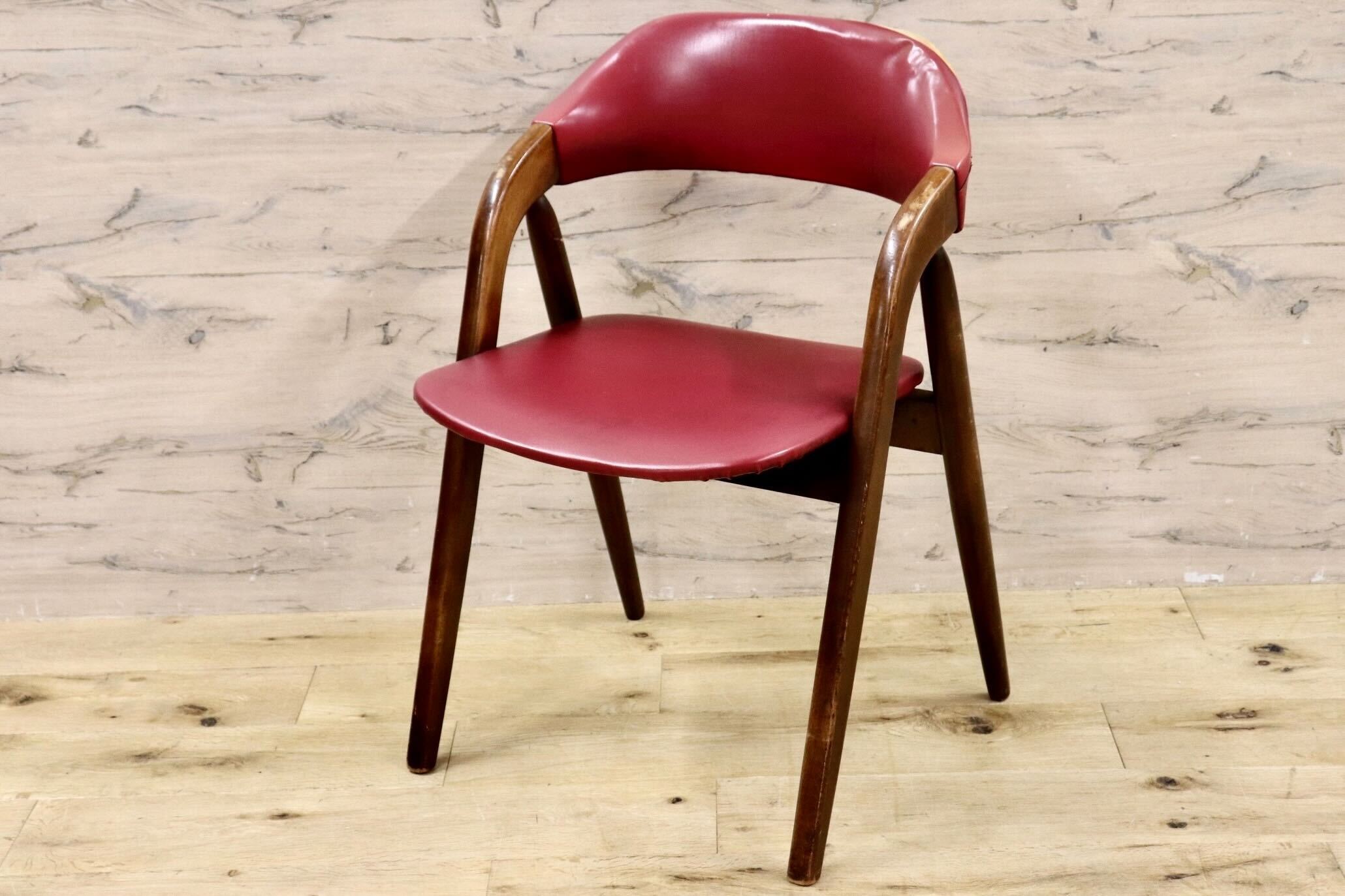 GMIS205○Tsujimokko / 辻木工 ダイニングチェア アームチェア 椅子 国産 ヴィンテージ レトロ ジャパニーズモダン ミッドセンチュリー