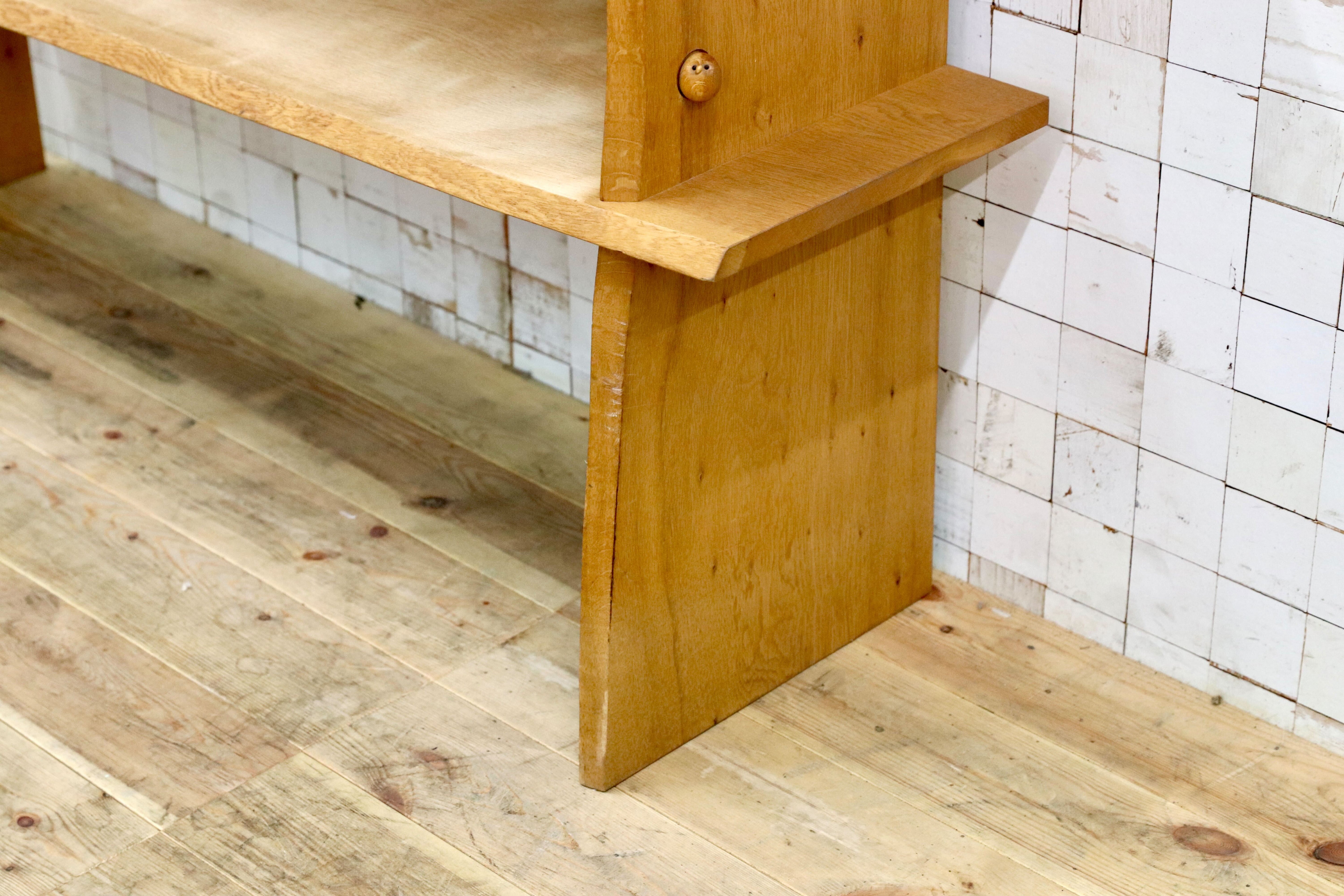 GMIK723○オーク材 オープンシェルフ ラック 棚 店舗什器 ナチュラル カントリー ヴィンテージ