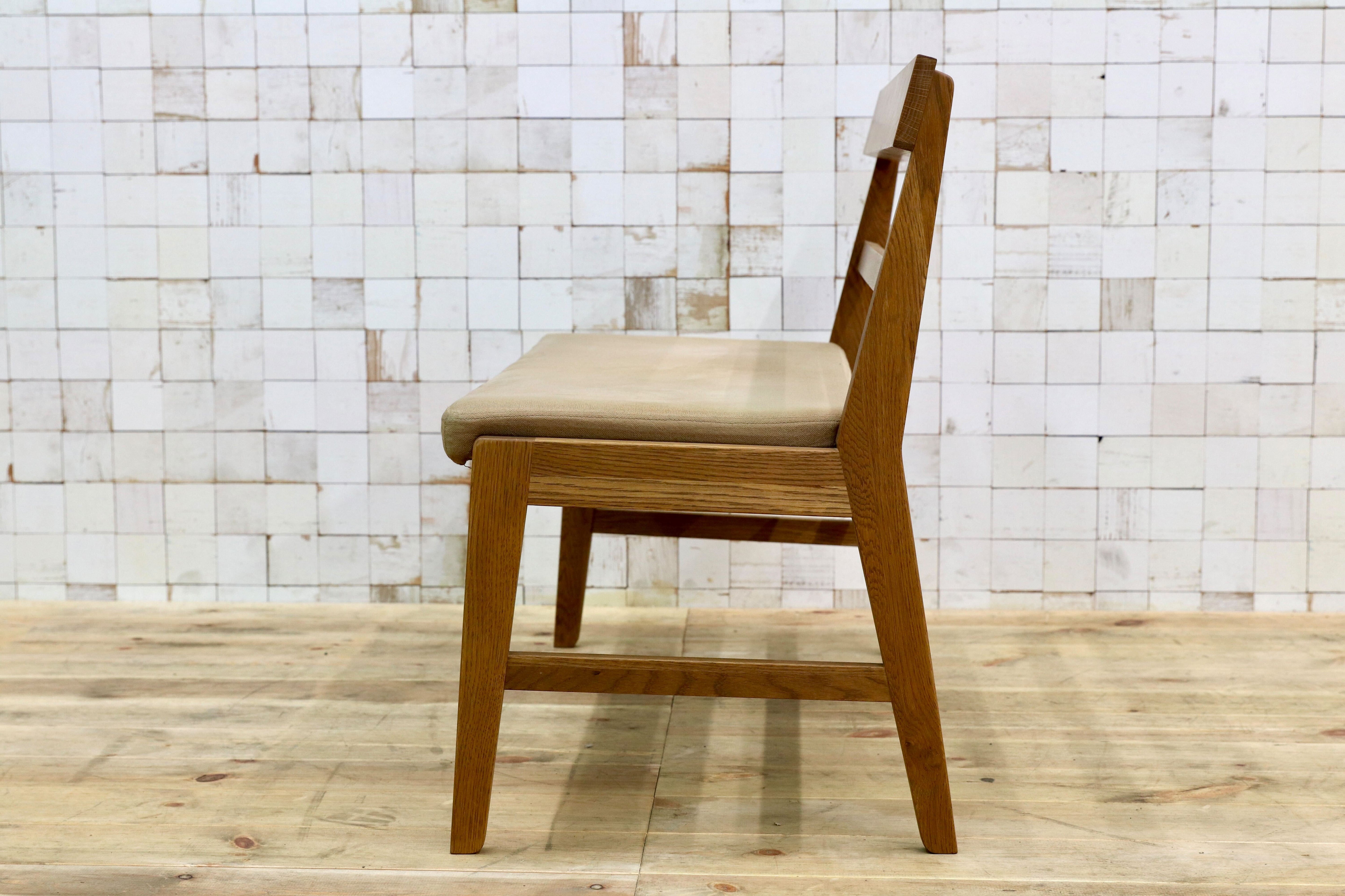 GMIH157○unico / ウニコ ADDAY アディ ダイニングチェア ベンチ 椅子 オーク材 カバーリング 北欧スタイル