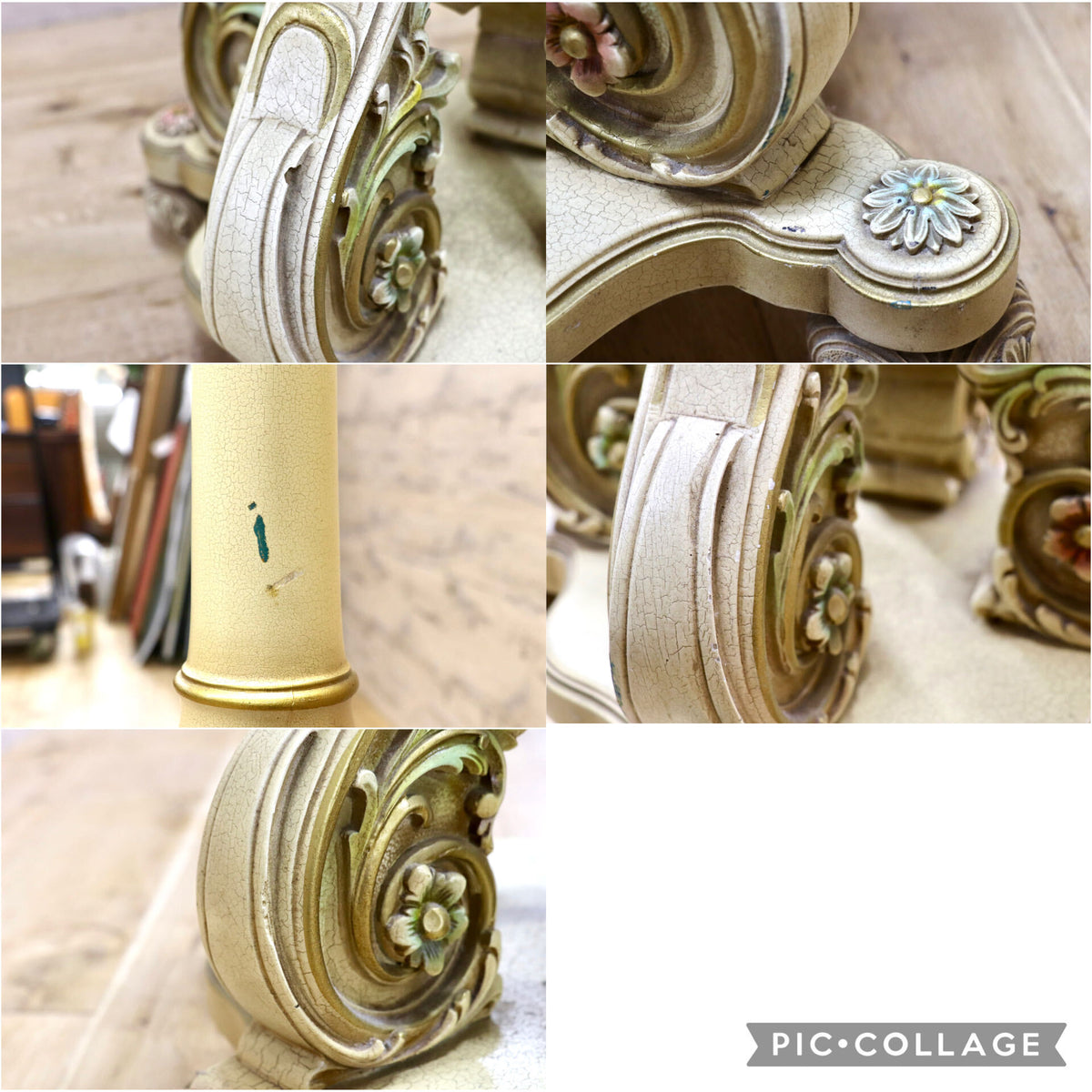 GMJS317◯ロココ調 ポールハンガー コートハンガー ハンガースタンド コートツリー 洋服掛け 西洋 クラシック アンティーク