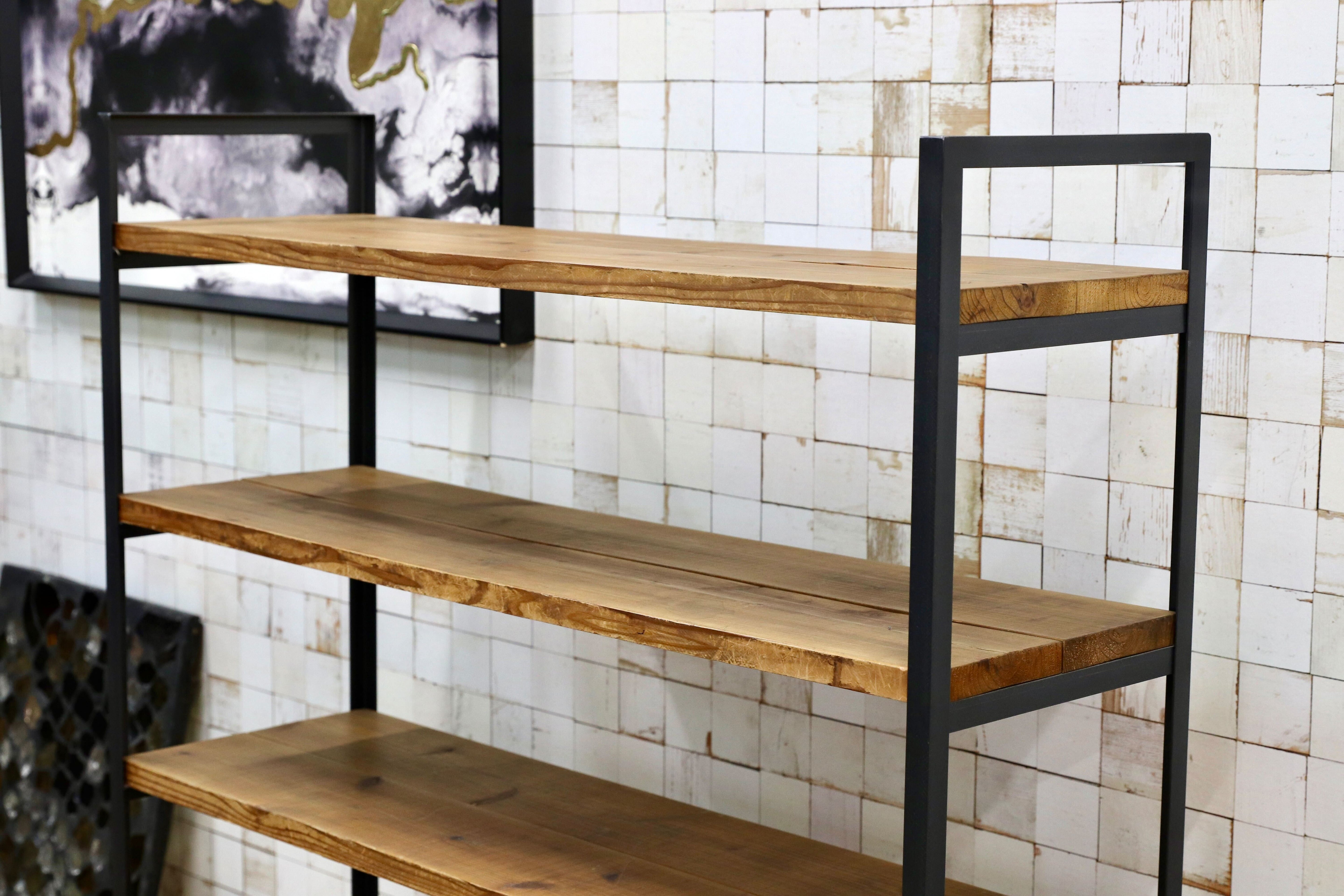 GMIK792○アイアンシェルフ ラック 棚 インダストリアル ビンテージ 店舗什器 飾り棚 ブックシェルフ