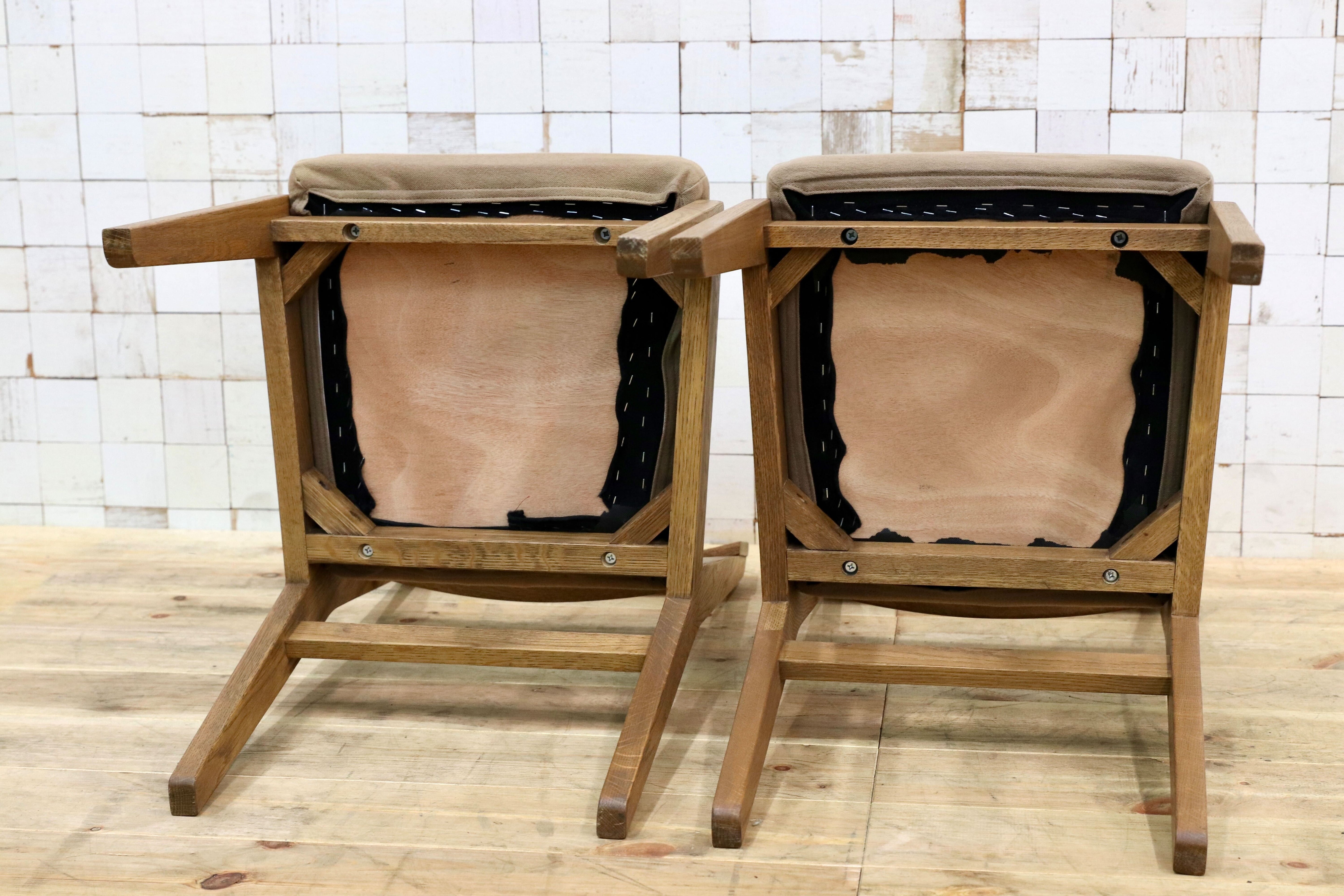 GMIH157B○unico / ウニコ ADDAY アディ ダイニングチェア 椅子 2脚セット オーク材 カバーリング 北欧スタイル