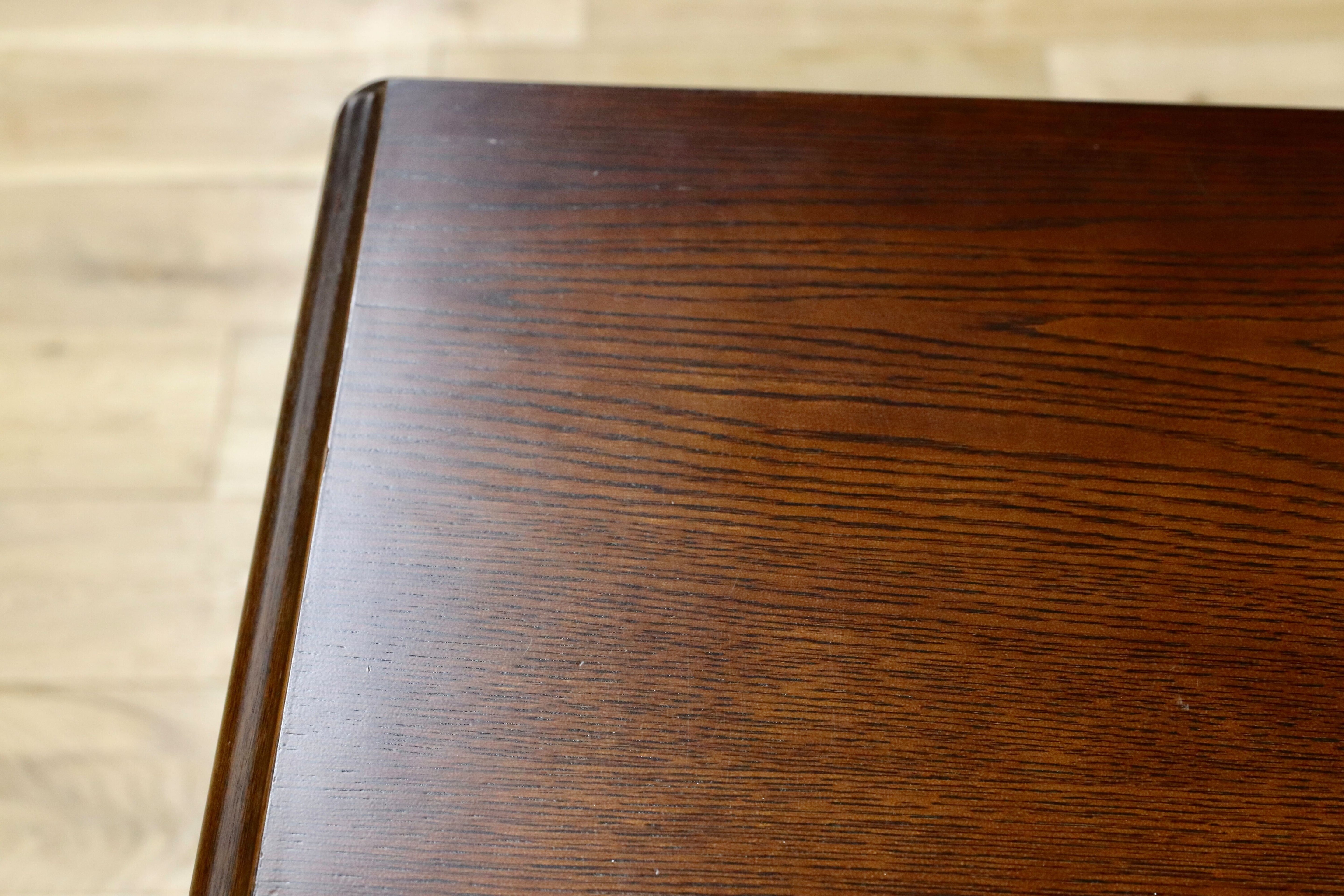 GMGK427○静岡家具 ダイニングテーブル 食卓テーブル 楢材 オールド クラシック カントリー 家具 希少