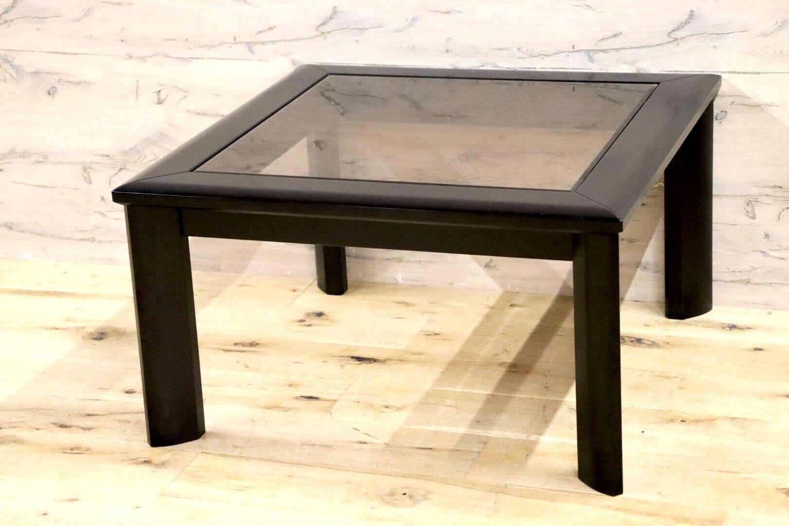 GMHK412A○モリシゲ / MORISHIGE センターテーブル リビングテーブル コーヒーテーブル ガラステーブル スクエア 応接 モダン