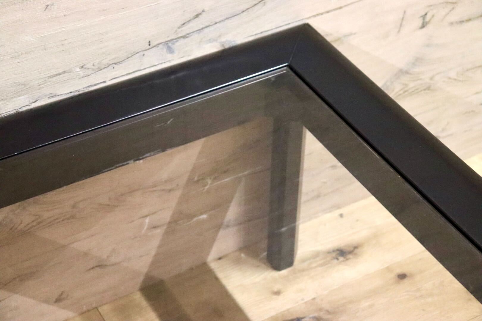 GMHK412A○モリシゲ / MORISHIGE センターテーブル リビングテーブル コーヒーテーブル ガラステーブル スクエア 応接 モダン