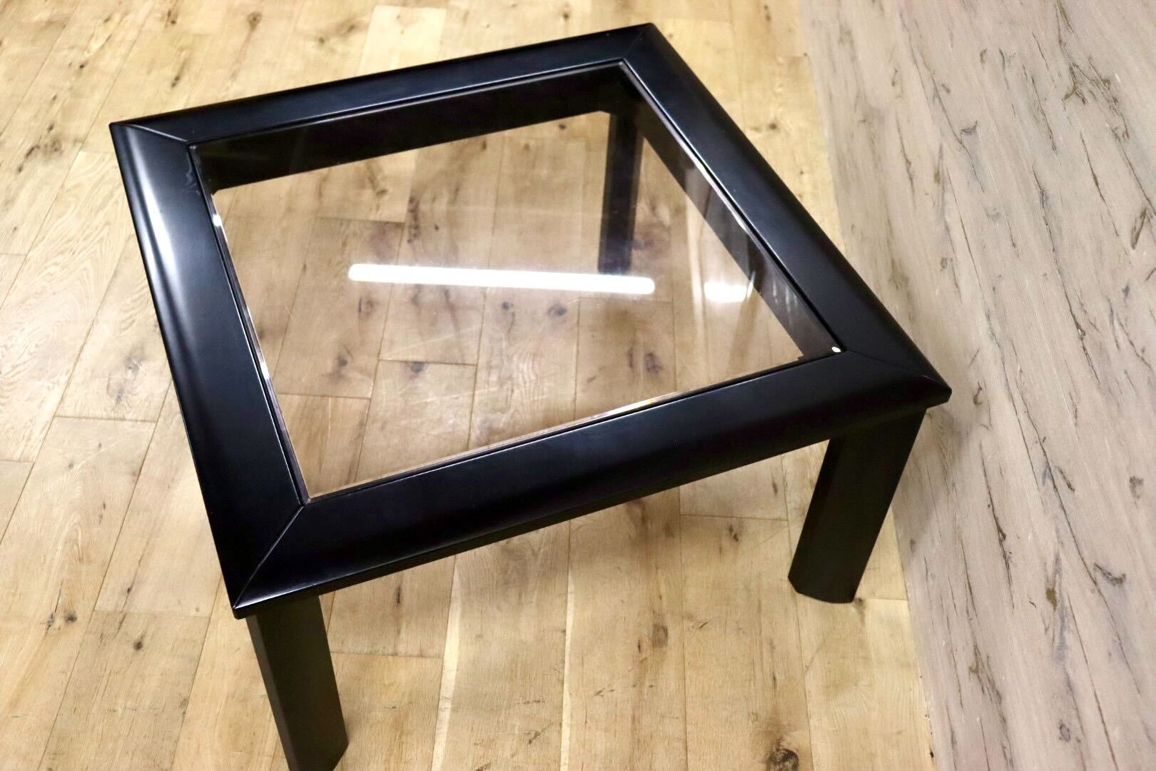 GMHK412A○モリシゲ / MORISHIGE センターテーブル リビングテーブル コーヒーテーブル ガラステーブル スクエア 応接 モダン