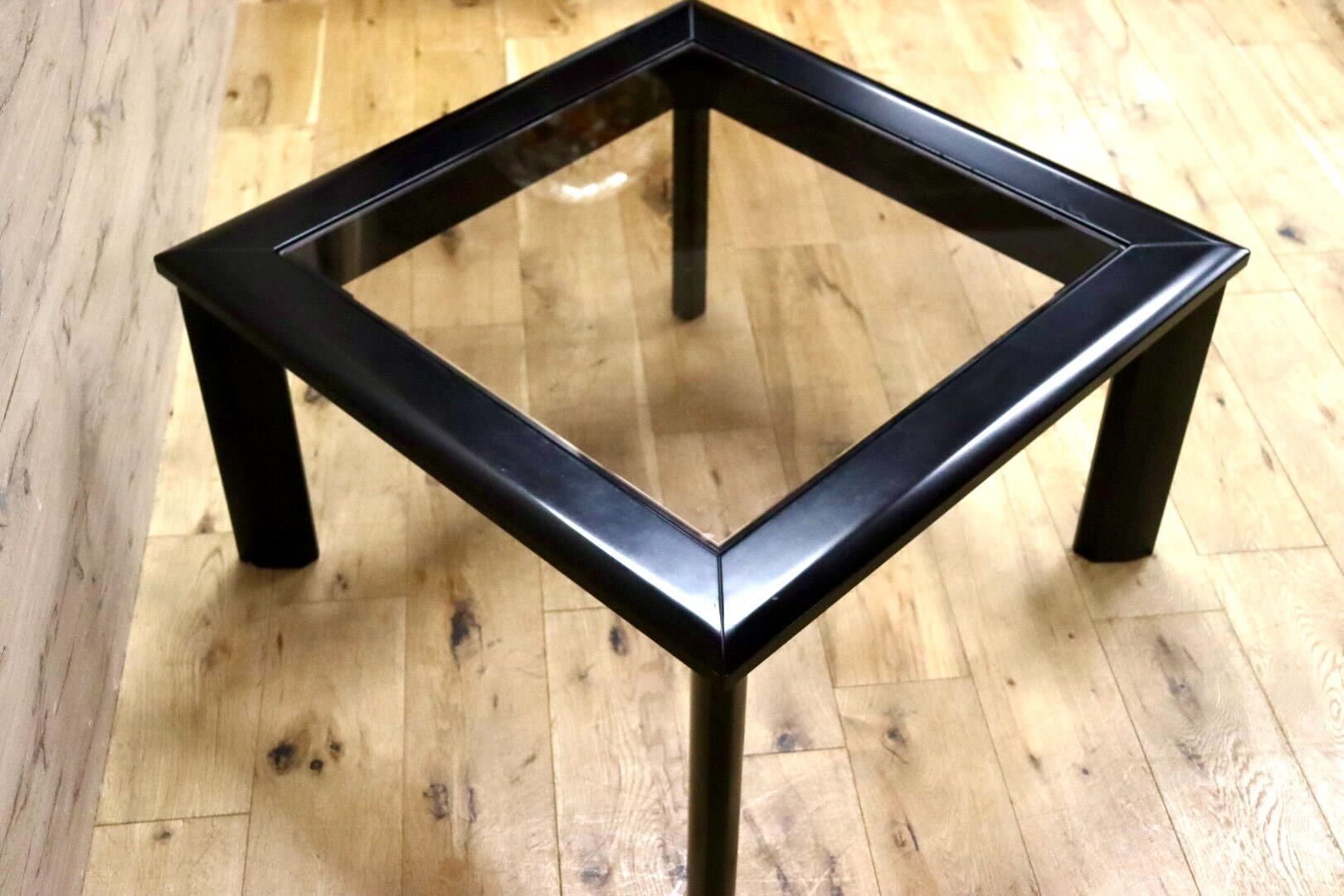 GMHK412A○モリシゲ / MORISHIGE センターテーブル リビングテーブル コーヒーテーブル ガラステーブル スクエア 応接 モダン