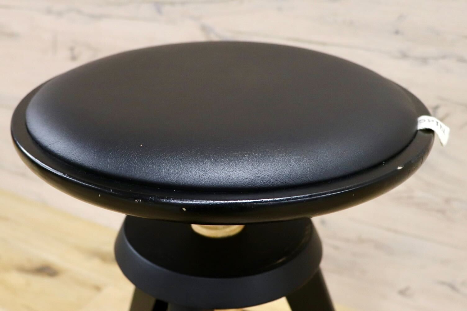 GMHK699○広松木工 / HIROMATSU スピンスツール スツール 椅子 ブラック 木製 昇降可