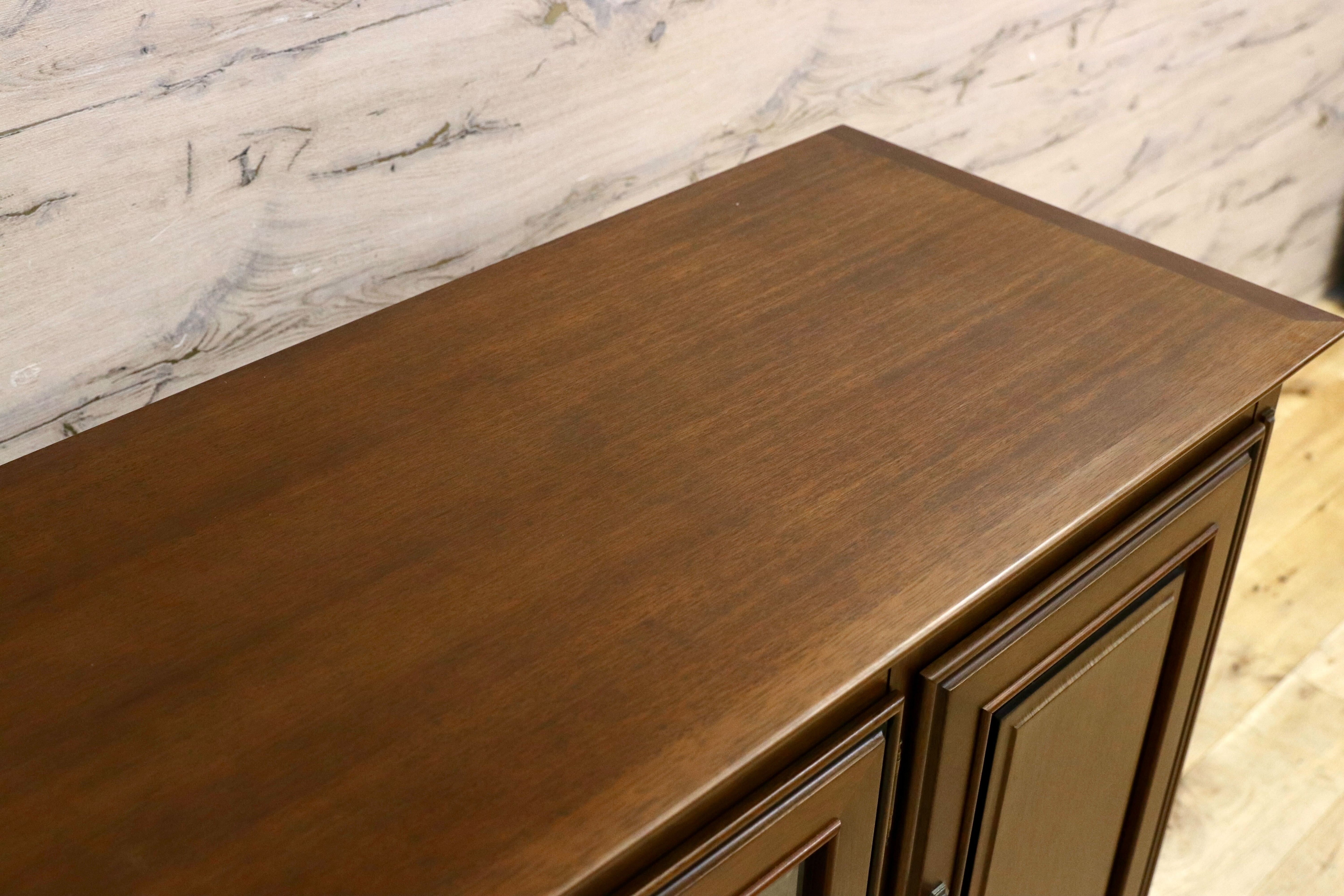 GMIK757○maruni / マルニ 地中海 サイドボード リビングボード161 収納家具 キュリオ クラシック 定価約55万