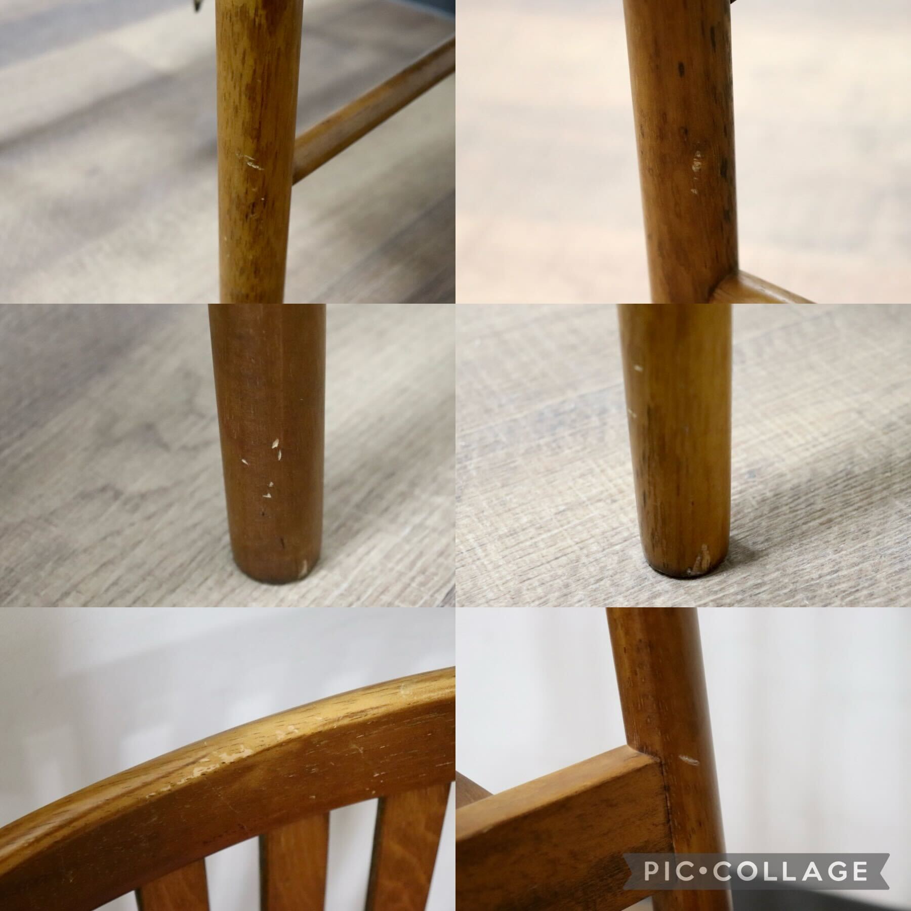 GMGH470C○MATSUDA / 松田家具 ダイニングチェア 食卓椅子 ライトブラウン 合皮 大川家具 レトロ アンティーク 昭和レトロ