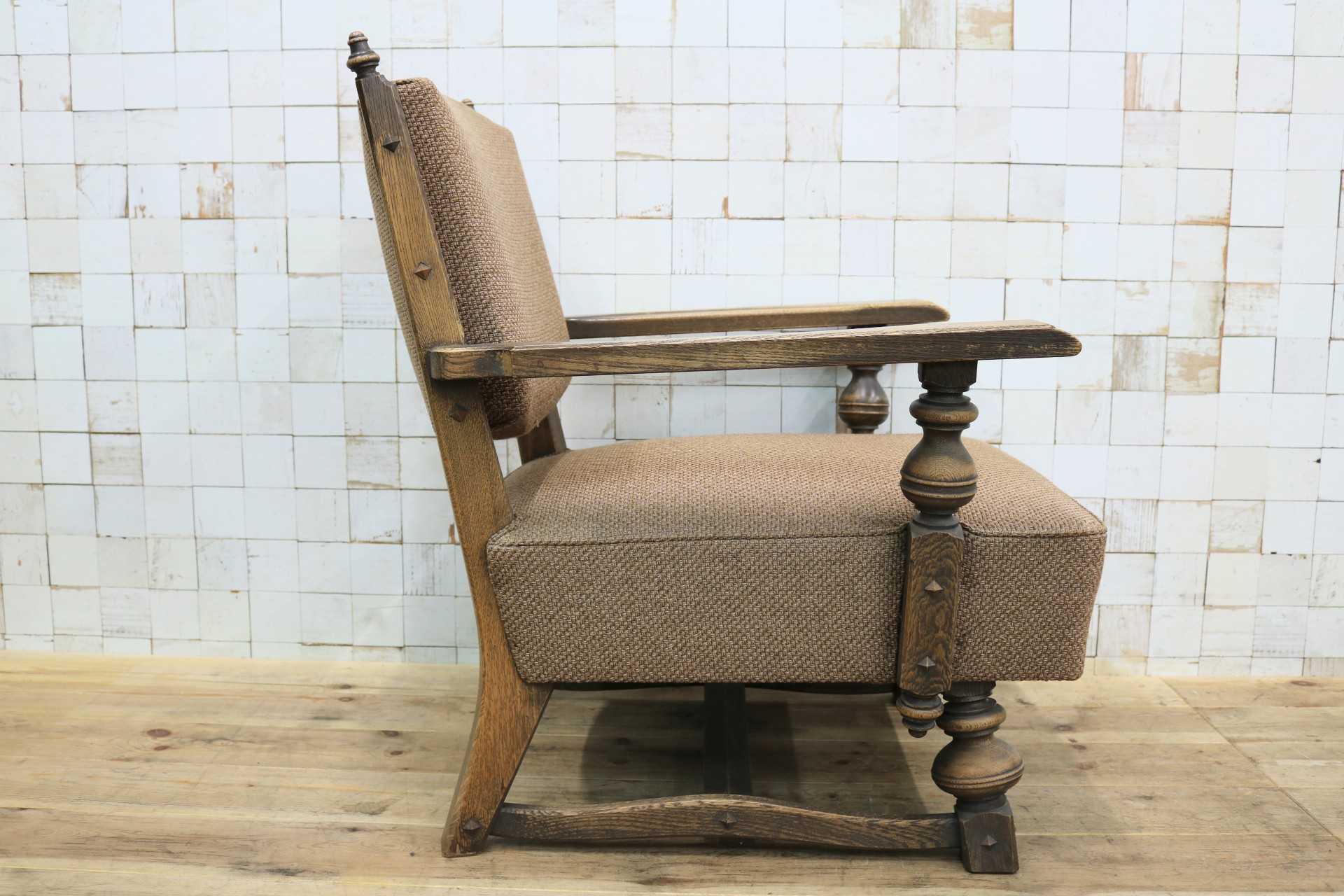 GMJS170A◯神戸家具 永田良介商店 ラウンジチェア 1人掛けソファ シングルソファ アームチェア 椅子 レトロ 和製ヴィンテージ 稀少