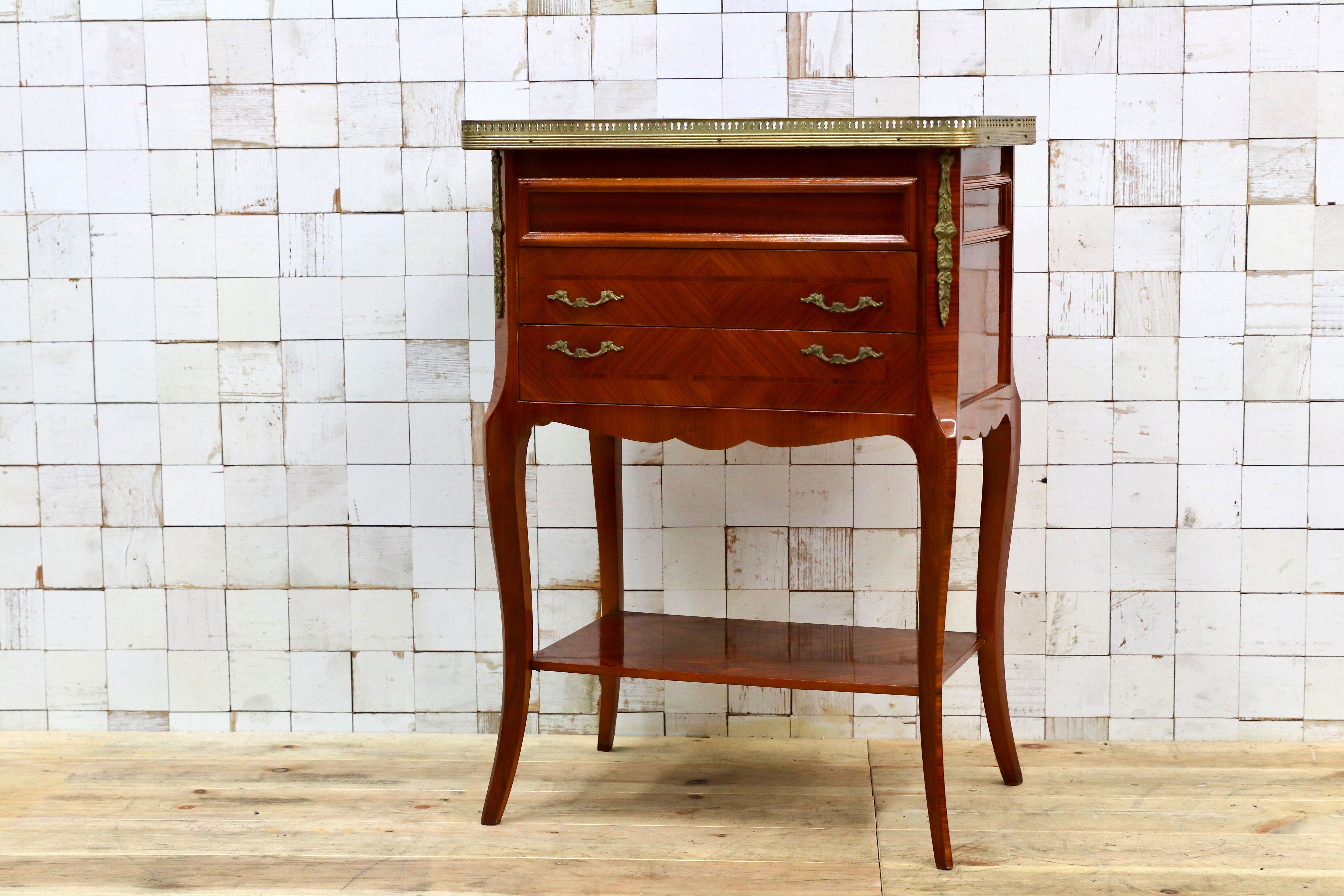 GMIK372○西洋 アンティーク サイドチェスト サイドボード キャビネット サイドテーブル 飾り台 アンティーク