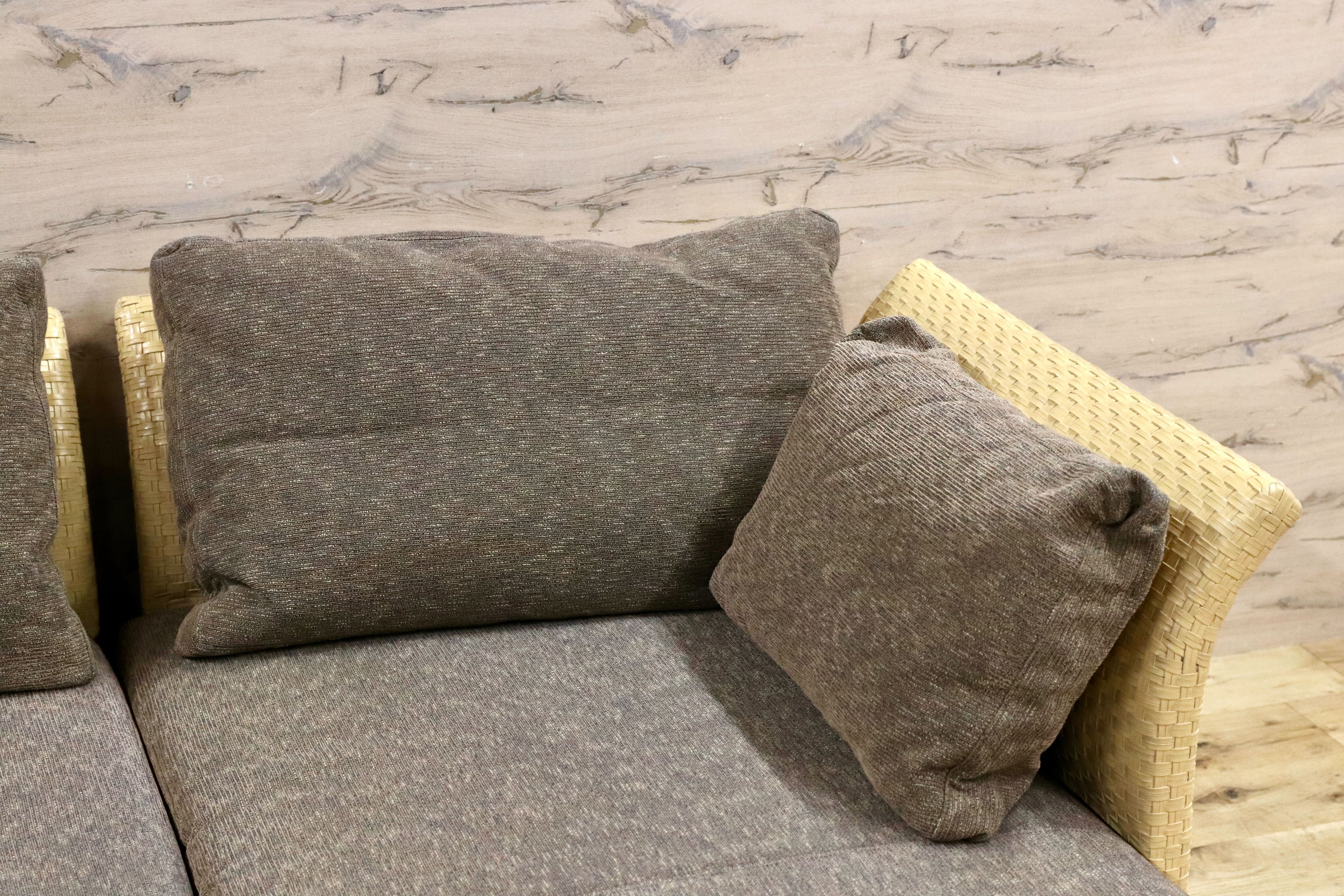 GMIS461○arflex / アルフレックス CASCATE カスケート カウチソファセット ファブリック リゾート イタリアモダン 廃盤 定価約120万