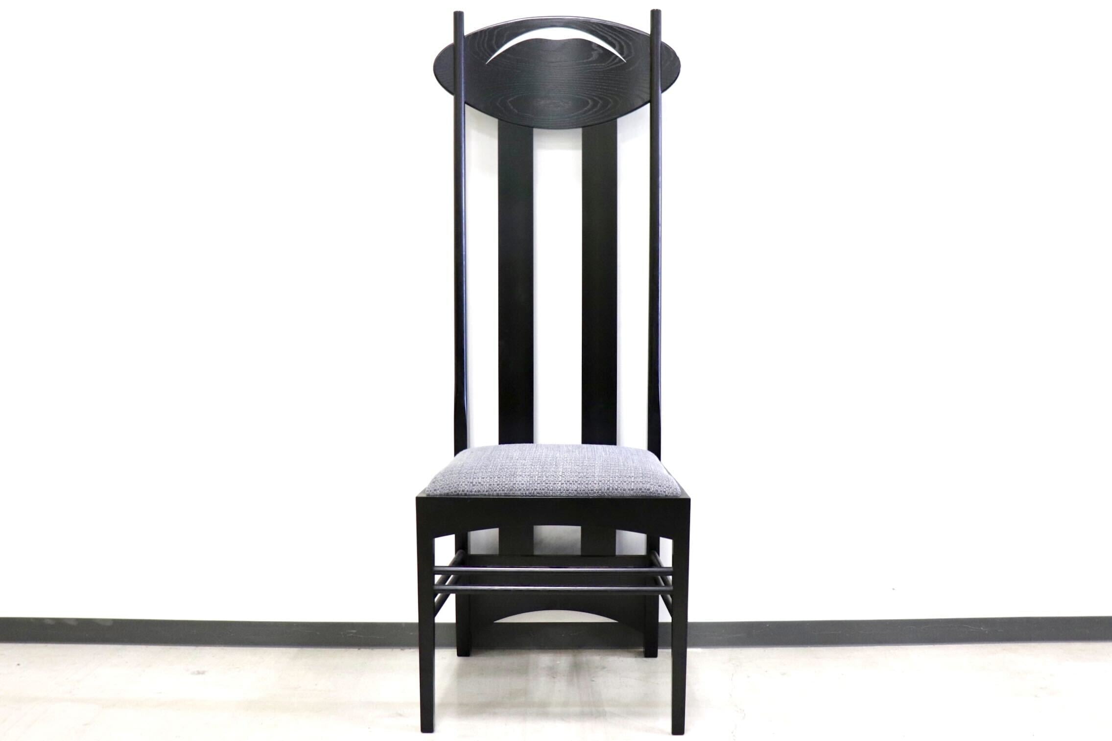 GMGK33○Cassina / カッシーナ 302 ARGYLE アーガイル ハイバックチェア チャールズ・レニー・マッキントッシュ モダン 定価約31万 展示品